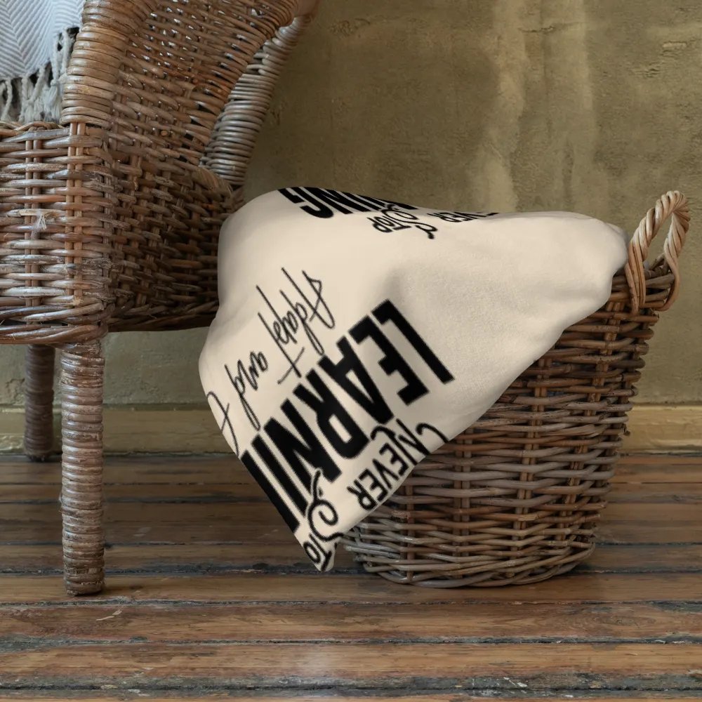 Never Stop Learning Blanket product image (12)