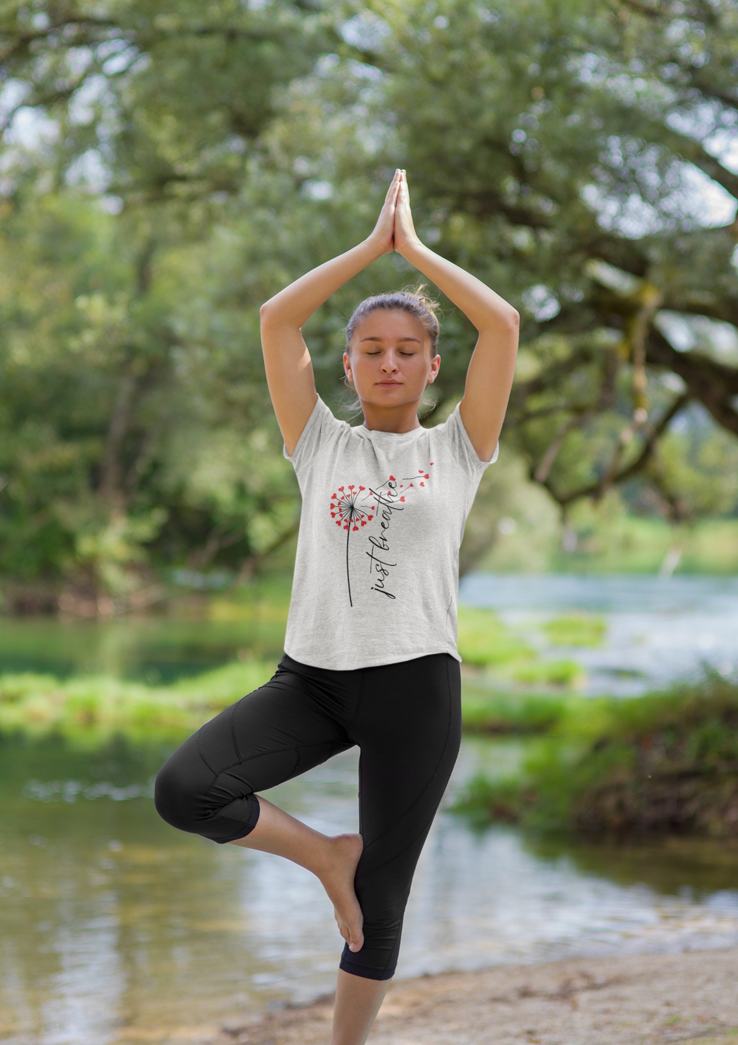 Breathe Easy Dandelion Tee - Heartfelt Reminder for Calm product image (37)