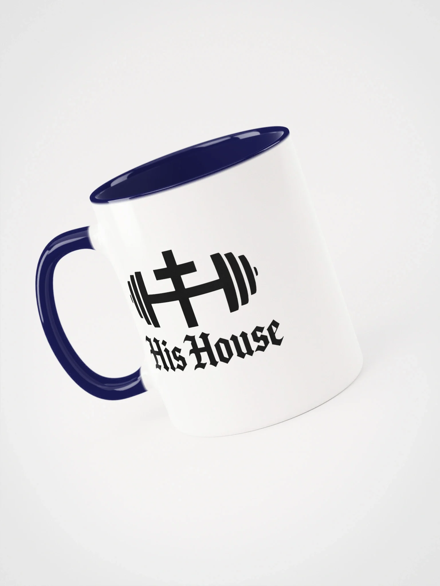 His House Ceramic Mug w/Color Inside - 11oz by His House