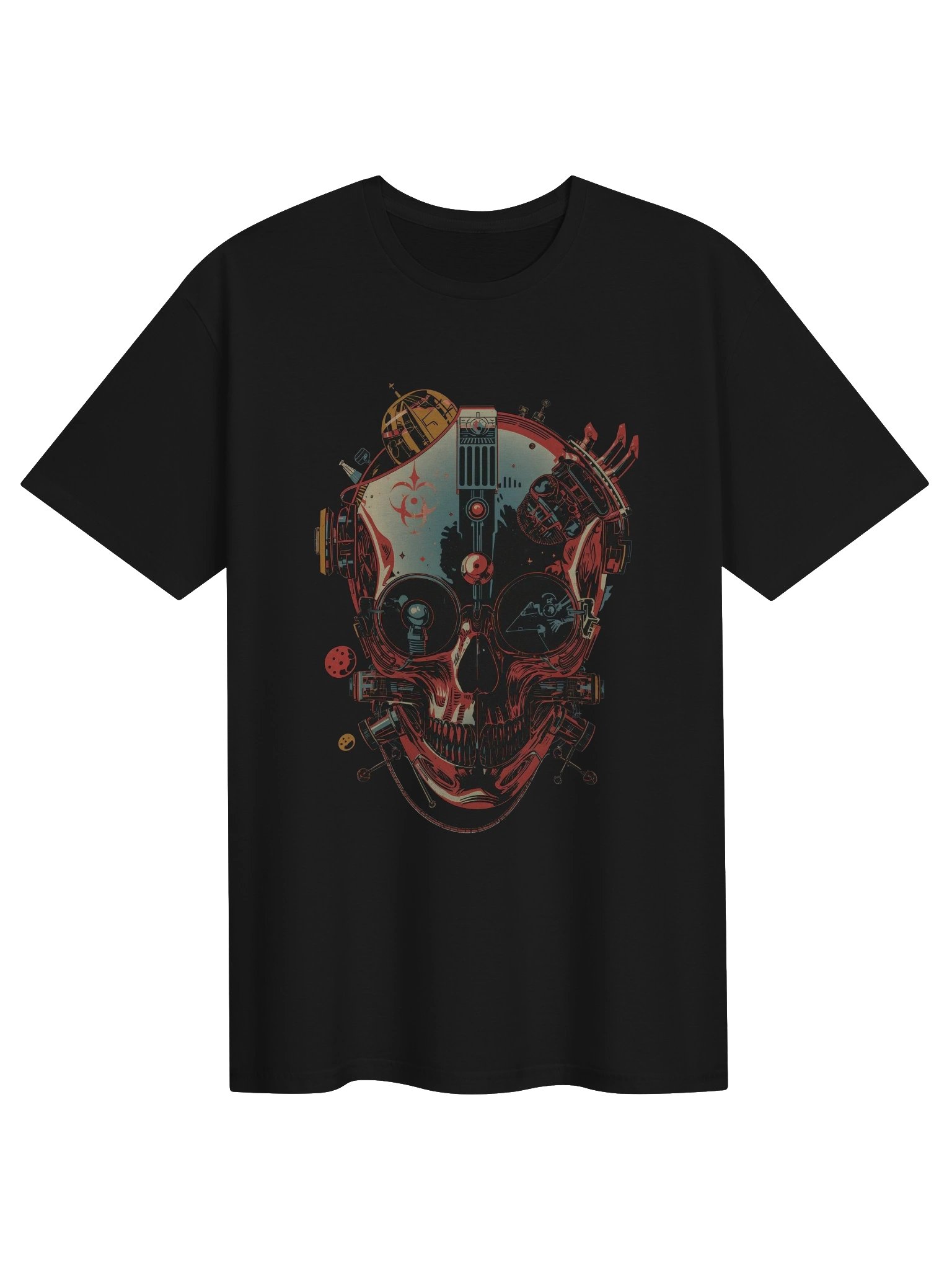 Cybernetic Skull Futurist T-Shirt product image (1)