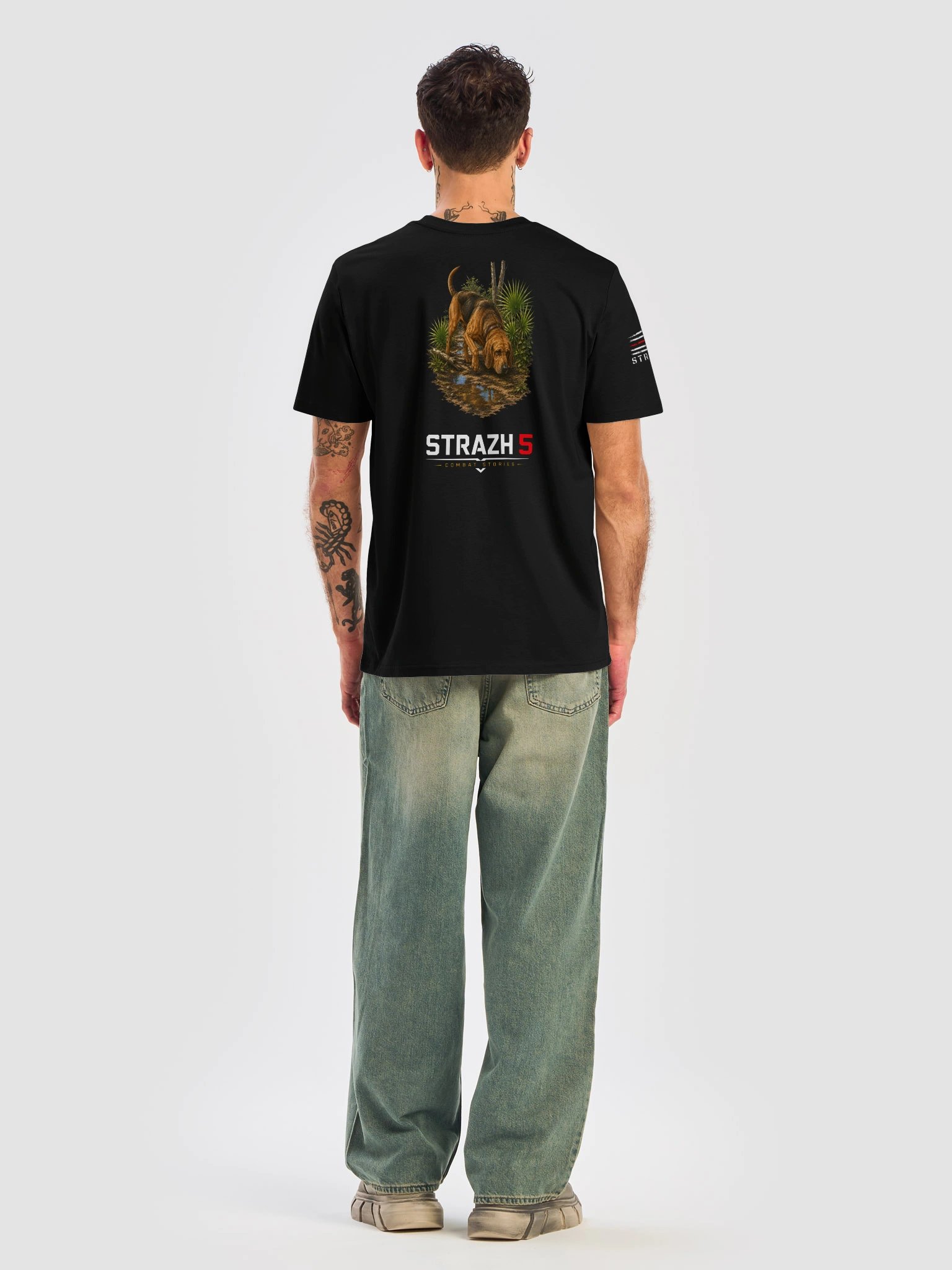 STRAZH 5 Boomer K-9 Hero T-Shirt w/Flag product image (8)