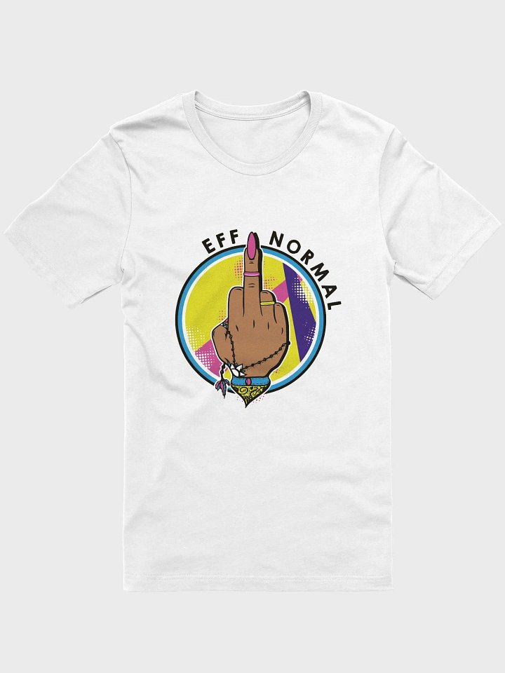 EFF NORMAL Statement White Tee (Brown) product image (2)