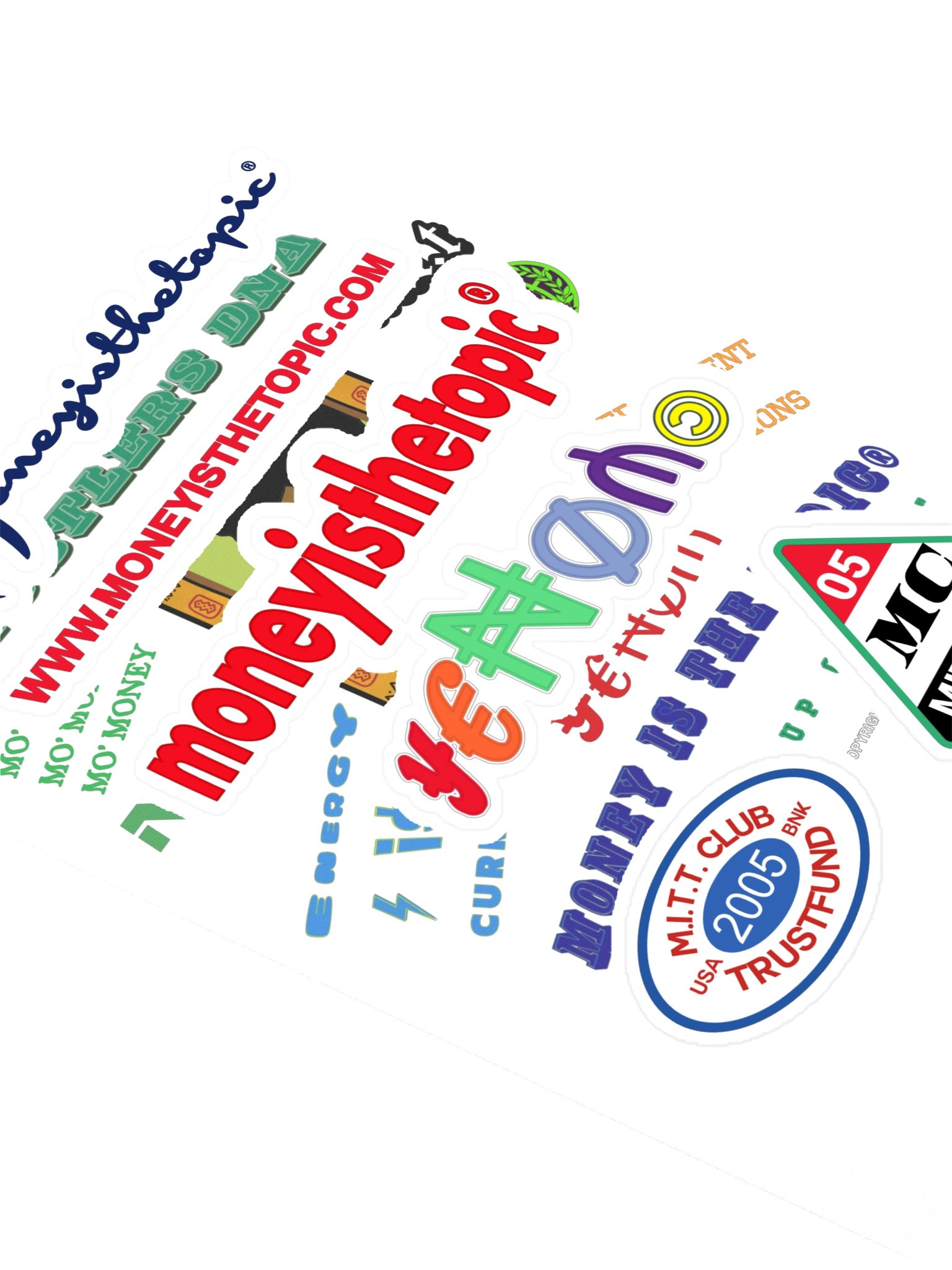 Money Club Stickers Sheet for All Ages product image (2)