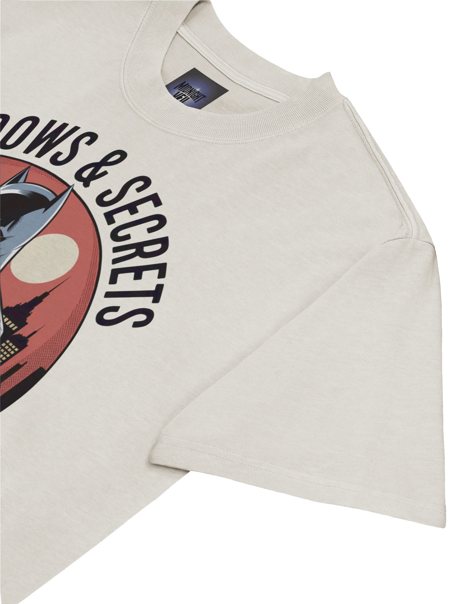 Veiled Vows: Batman & Catwoman Shadows & Secrets Oversized Faded T-Shirt product image (7)
