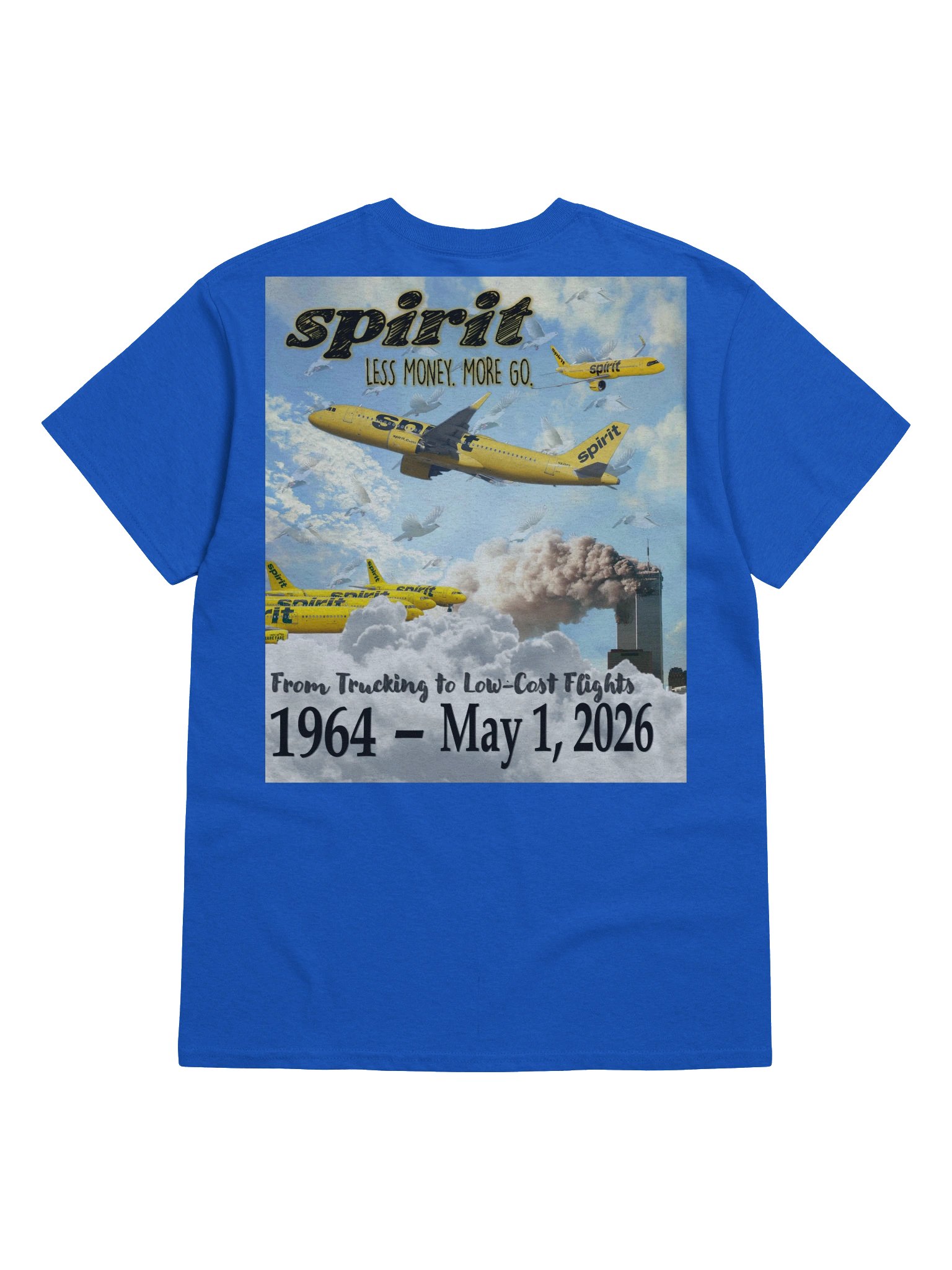 NEVER FORGET SPIRIT AIRLINES 🙏🏾🕊️✨ — T-SHIRT (DARK + FULL) product image (42)