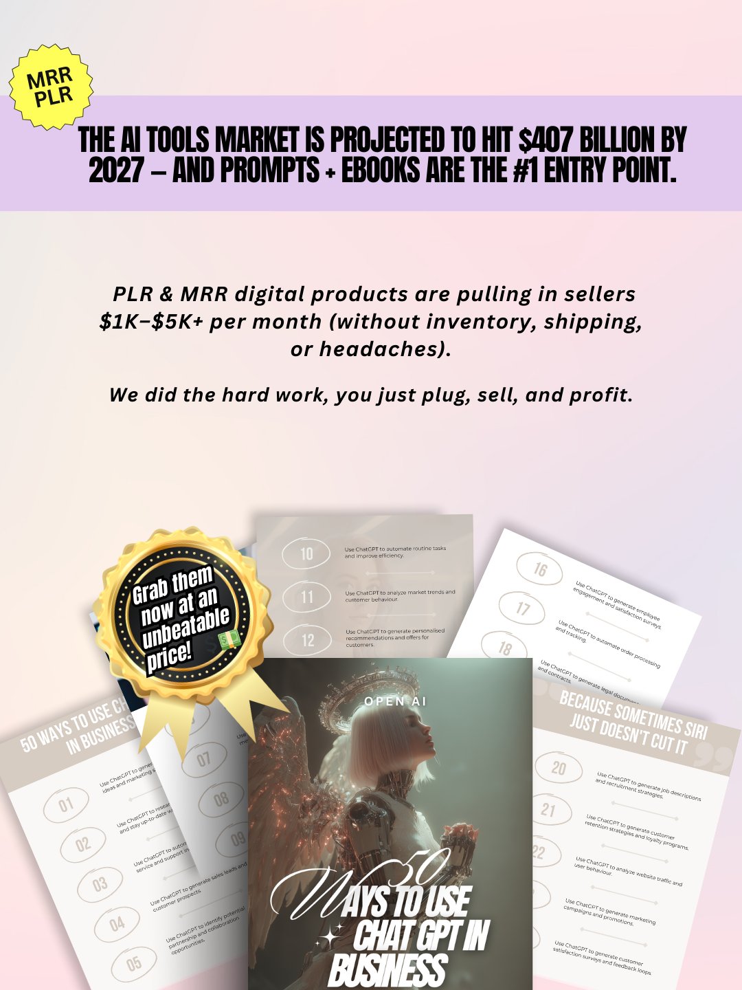 9 Canva Sales And Business IA Guides | MRR PLR Bundle product image (4)