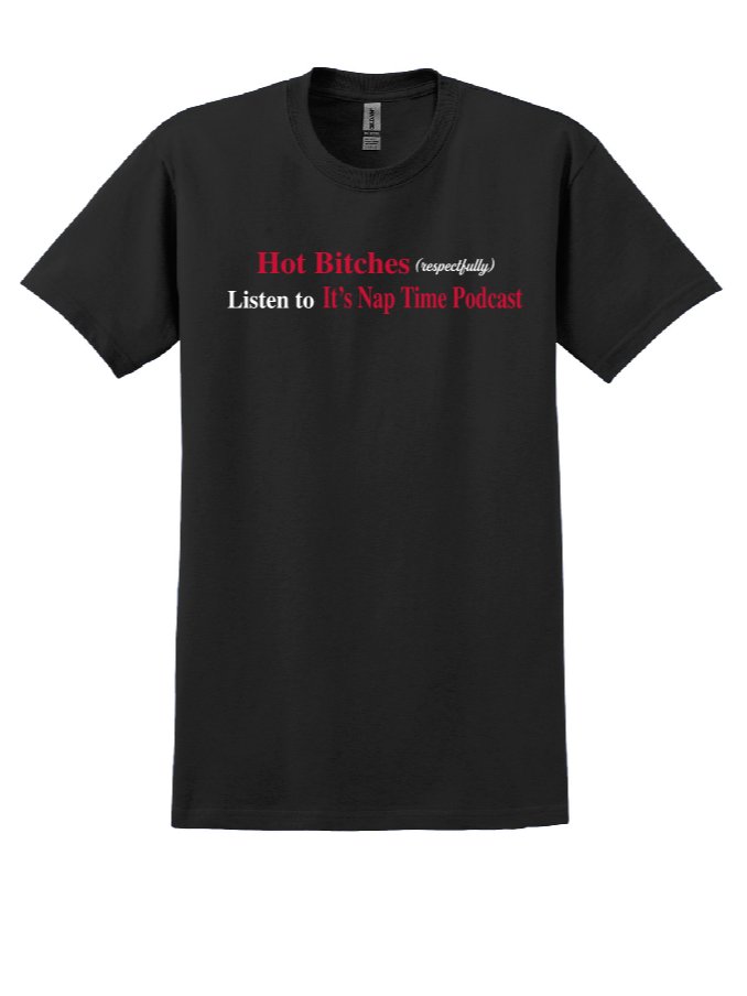 BLACK TEE - HOT BITCHES product image (1)