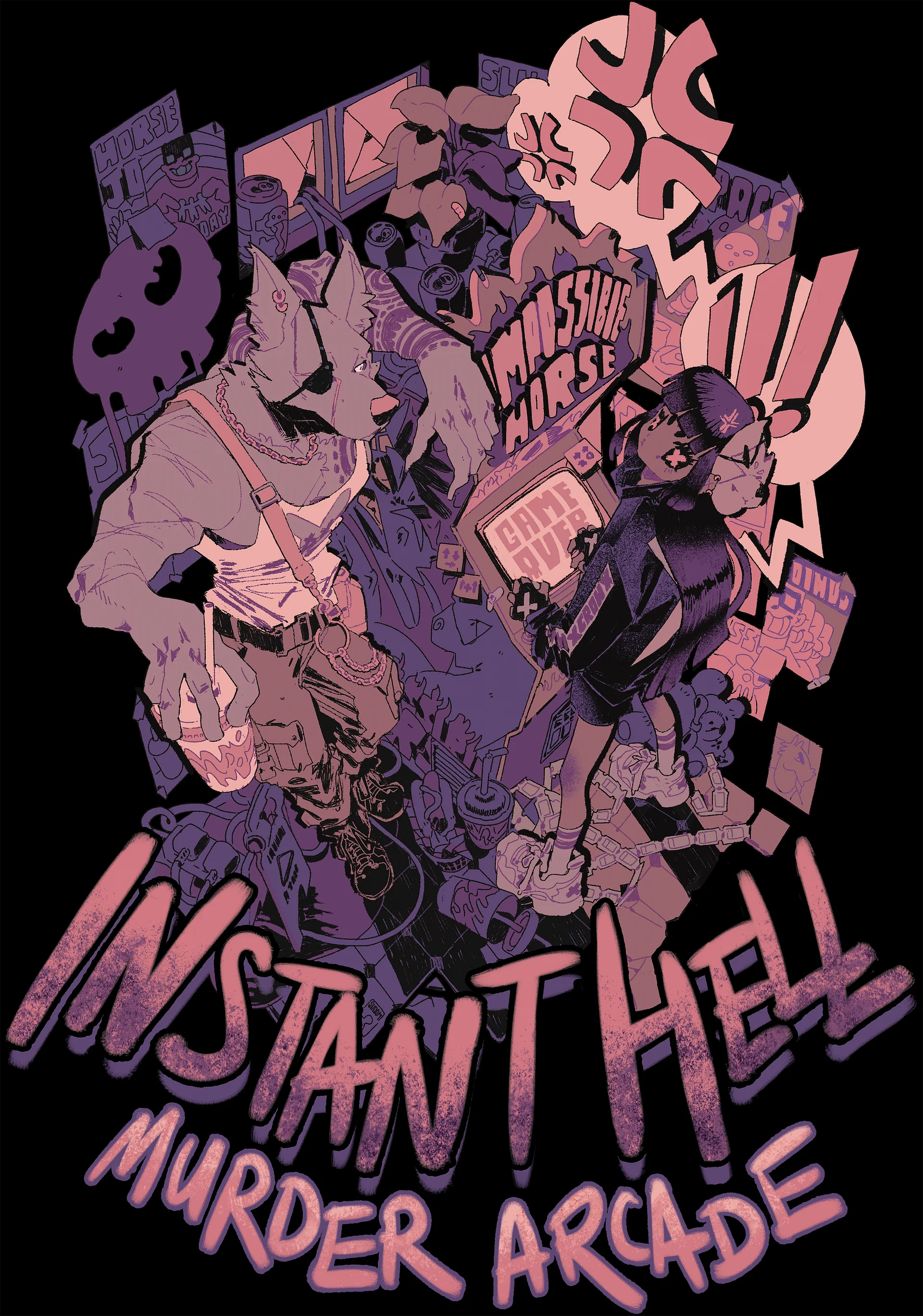 Instant Hell Murder Arcade Hoody product image (6)