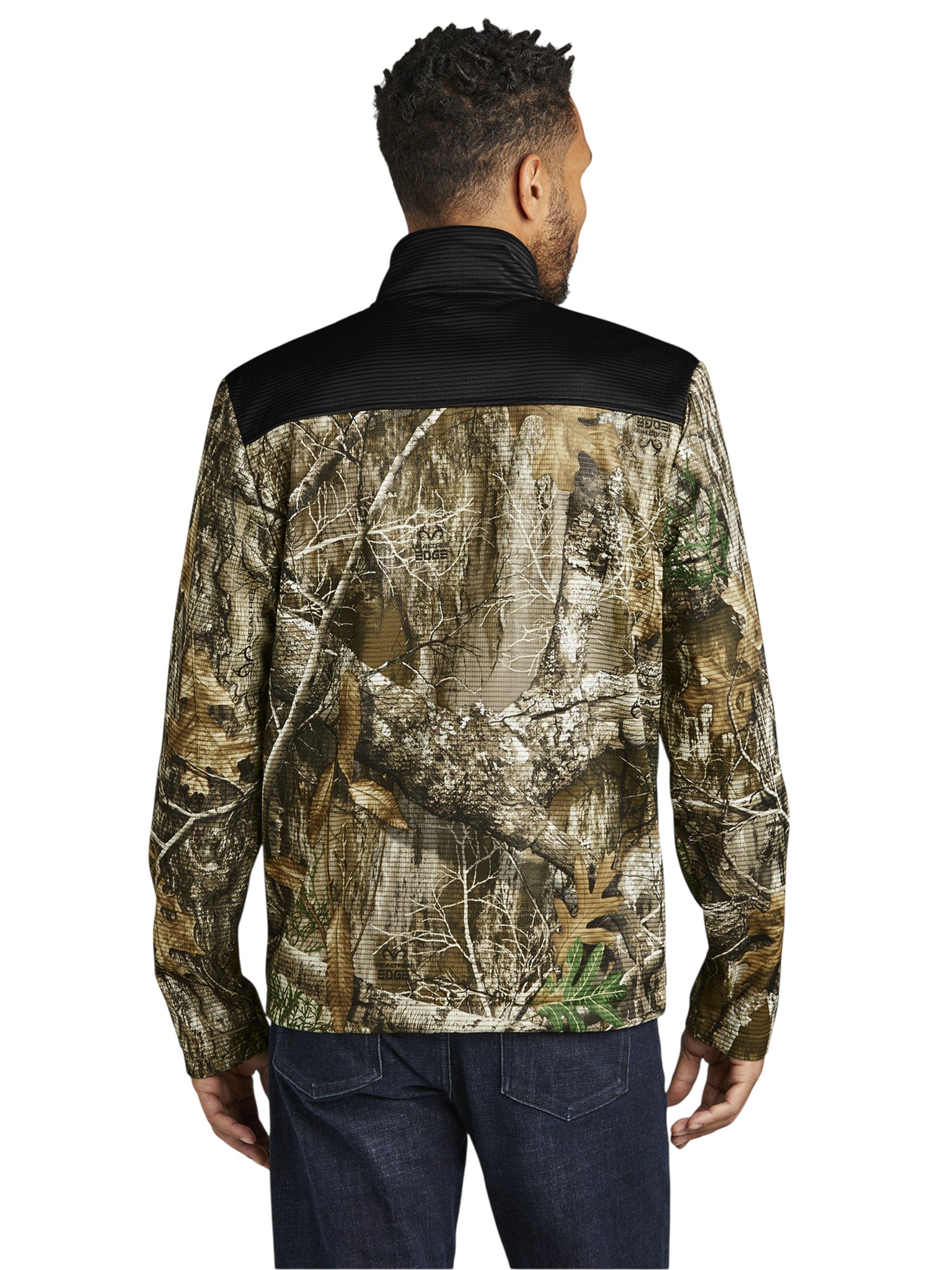 Realtree Atlas Colorblock Soft Shell Jacket — Embroidered Monogram "DLK" product image (2)
