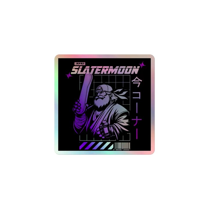 Samurai Slater Holographic Sticker Sheet product image (1)