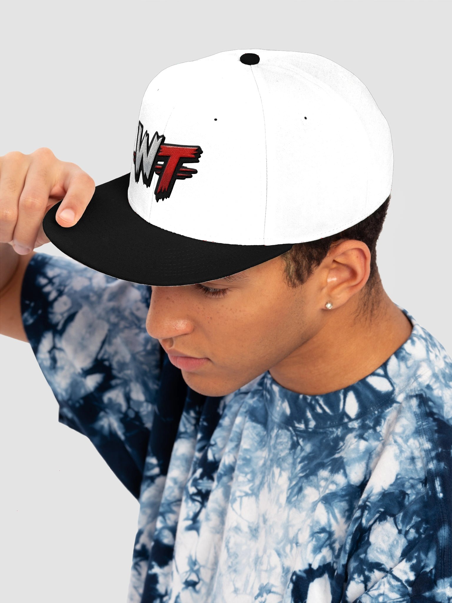 WrestleTapes White/Black Hat product image (7)