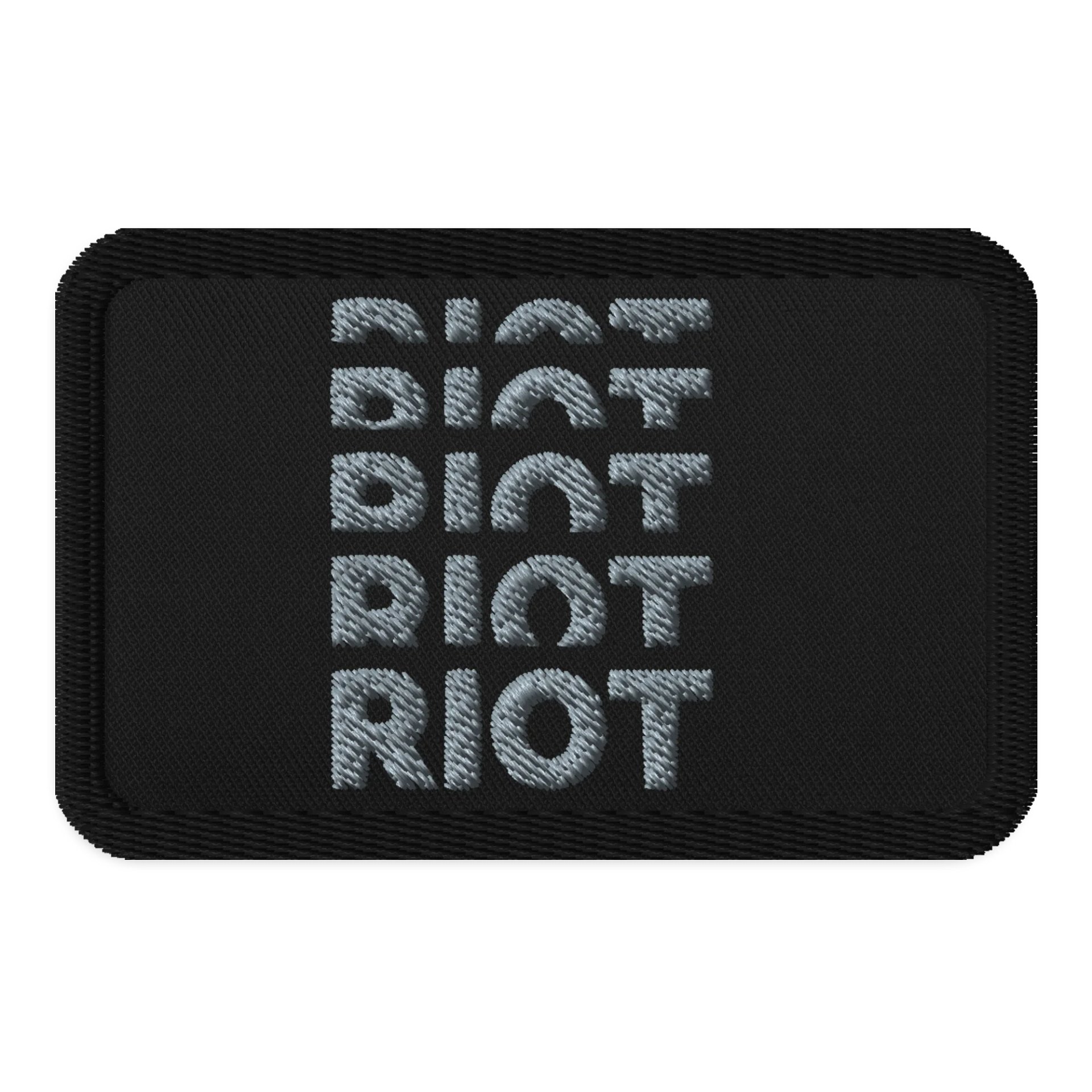 RIOT Block Letter Embroidered Patch product image (1)