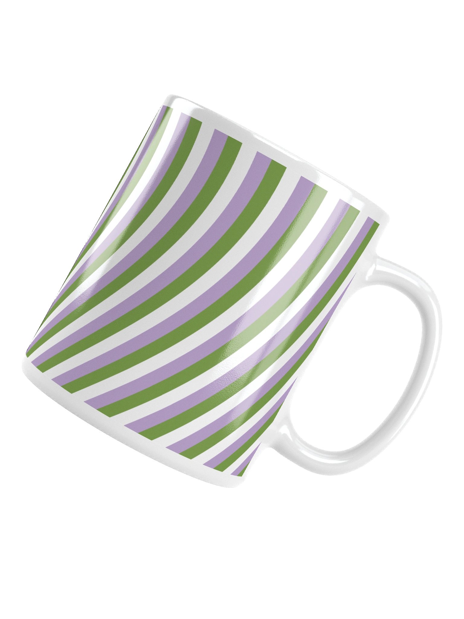 Genderqueer Pride Hearts Mug (Right-handed) product image (5)