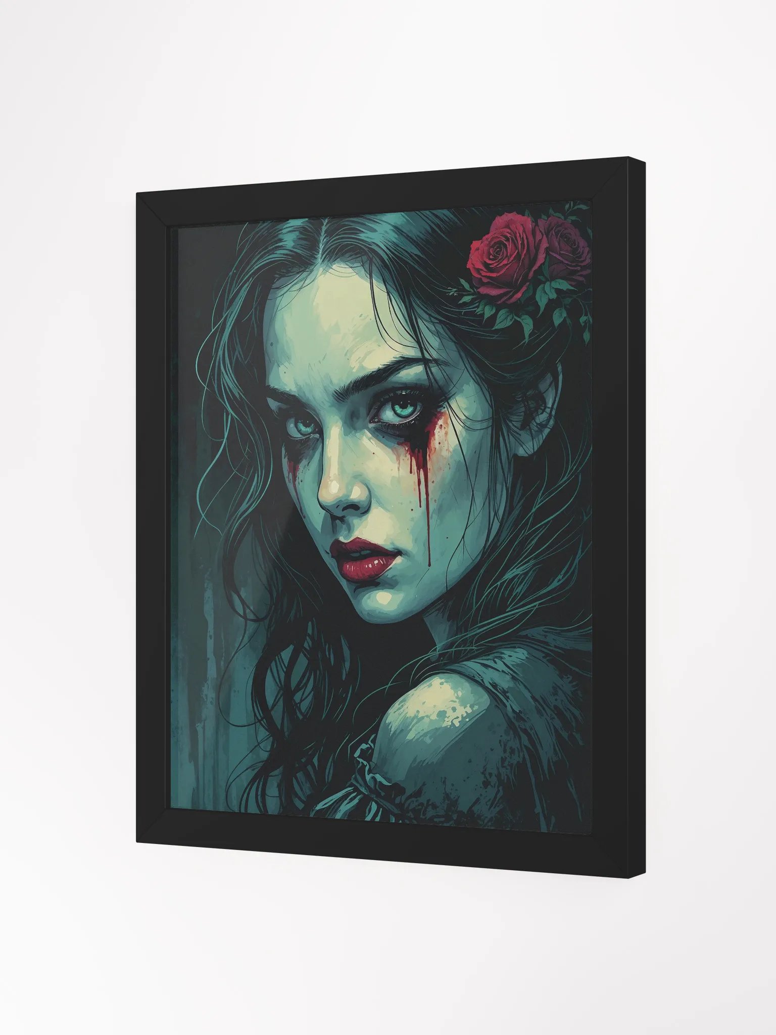 Blood Roses Framed Print product image (10)