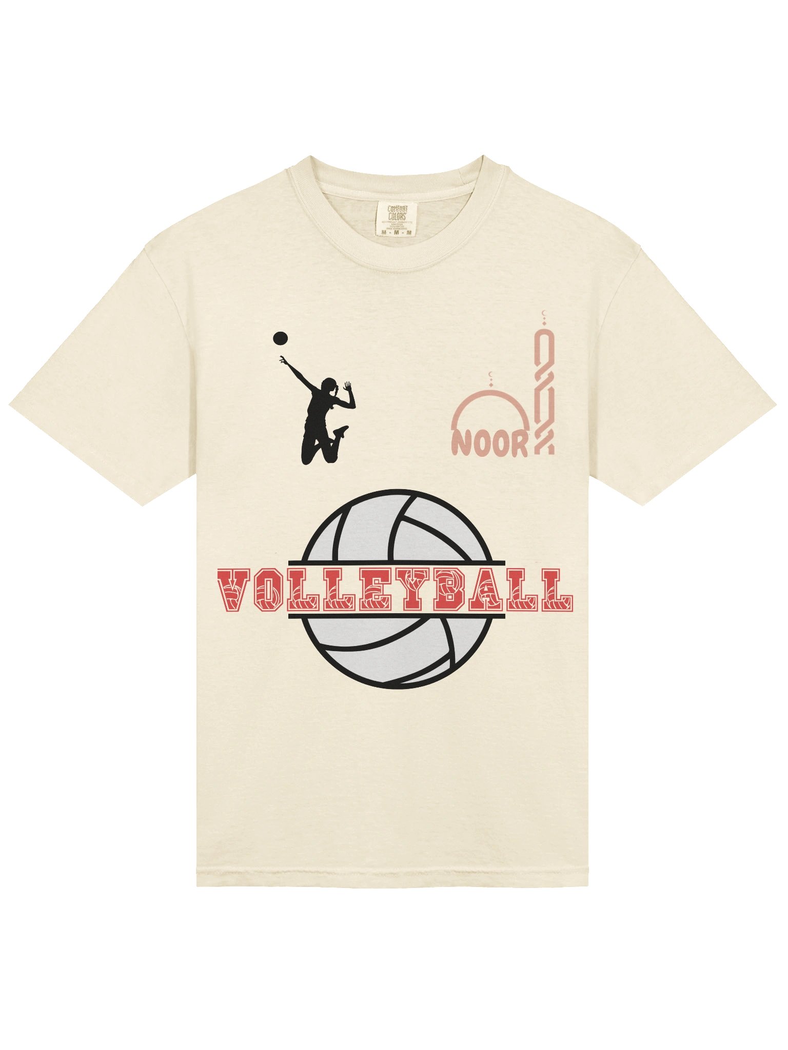 Noor Varsity Volleyball Heavyweight Tee product image (3)