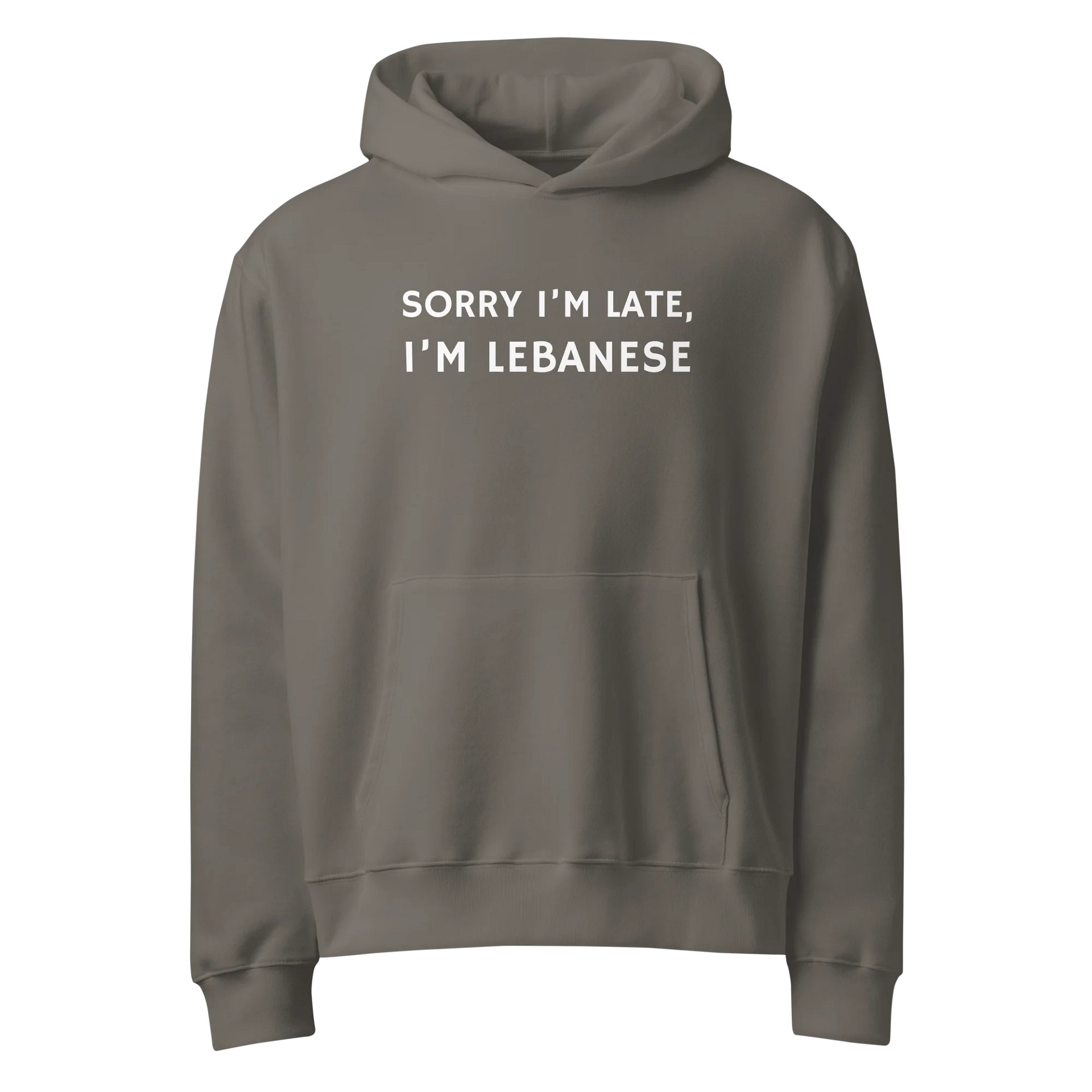 Sorry I'm Lebanese Oversized Hoodie product image (2)