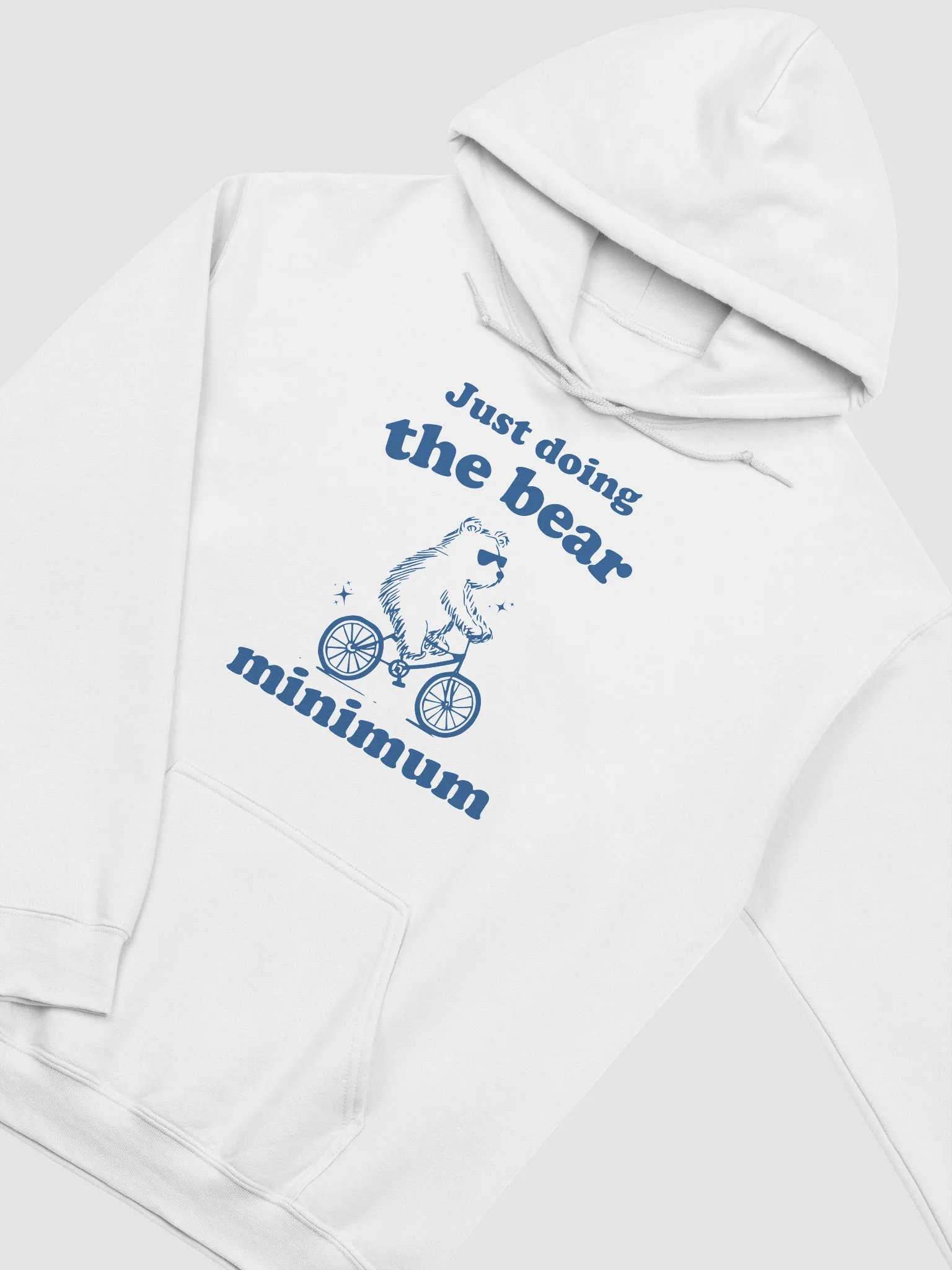 Just doing the bear minimum Hoodie product image (2)