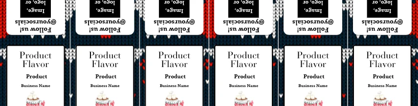Stitched with Cheer Label Templates Bundle product image (2)