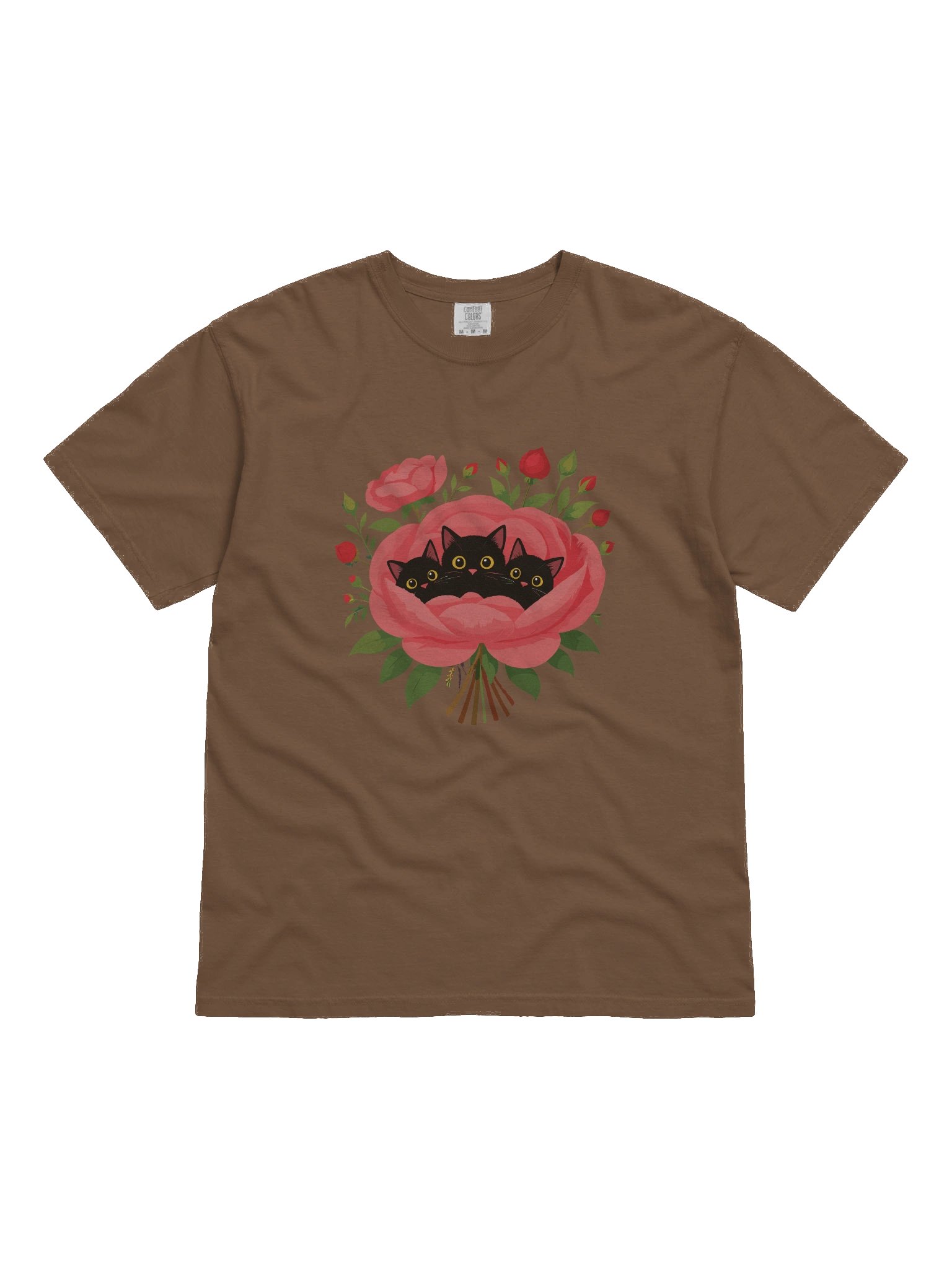 Feline in Bloom T-shirt product image (3)