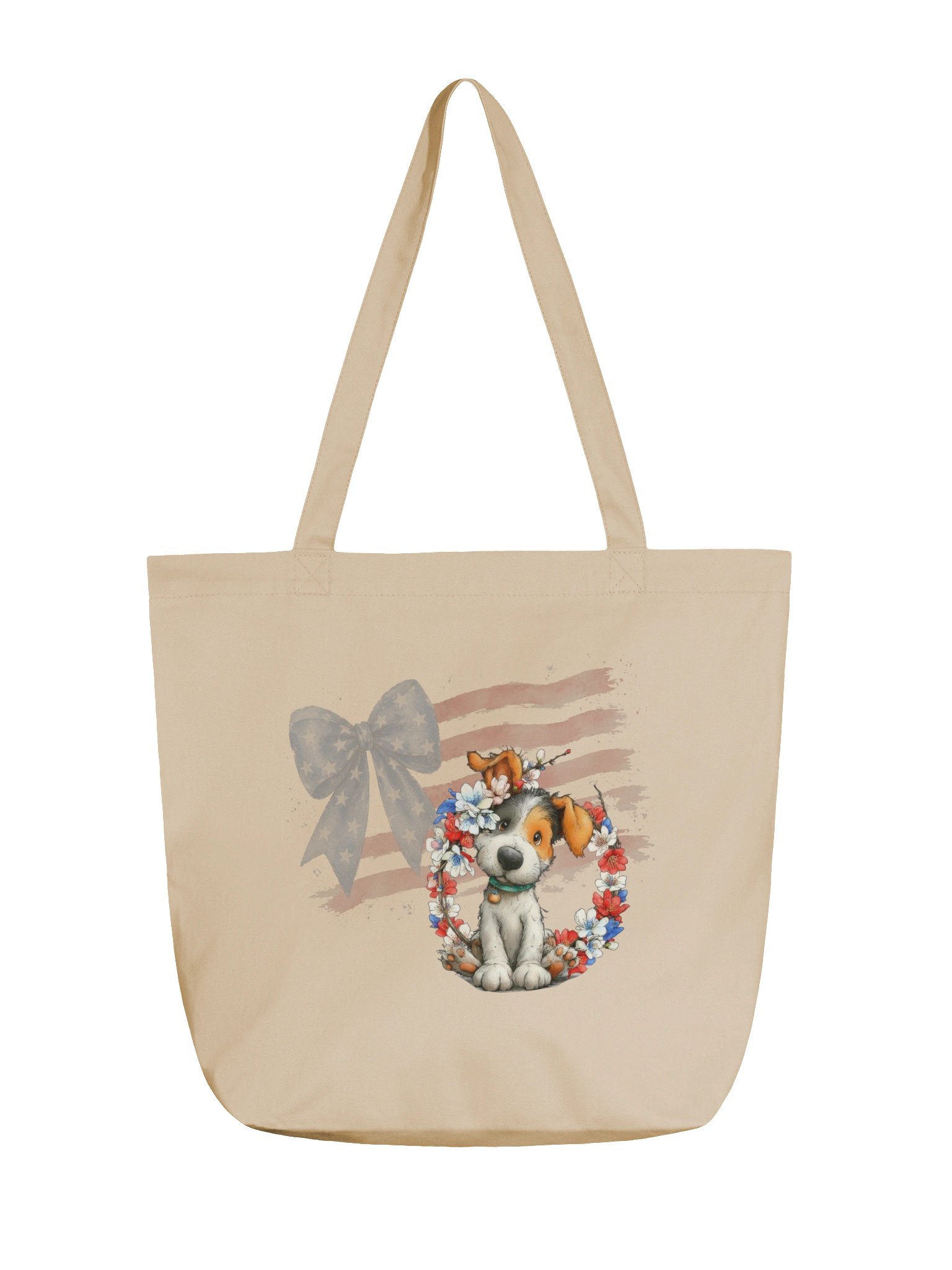 Patriotic Puppy Tote Bag product image (1)