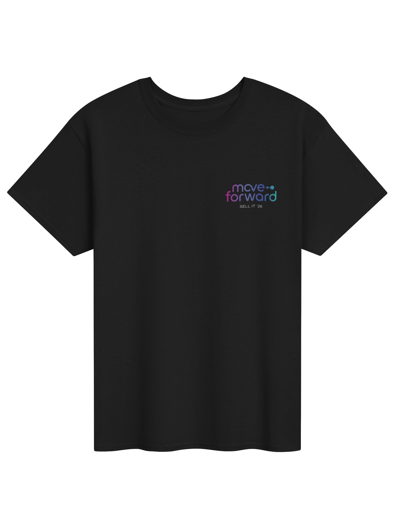 Move Forward Black T-Shirt product image (1)