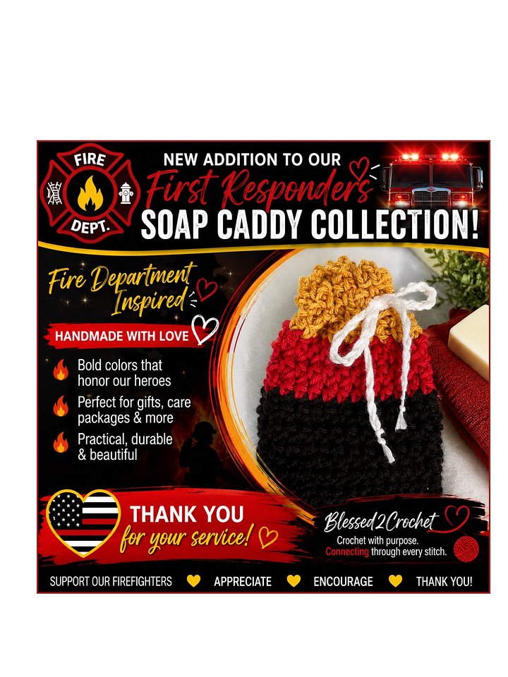 Firefighter Inspired Soap Caddy product image (1)