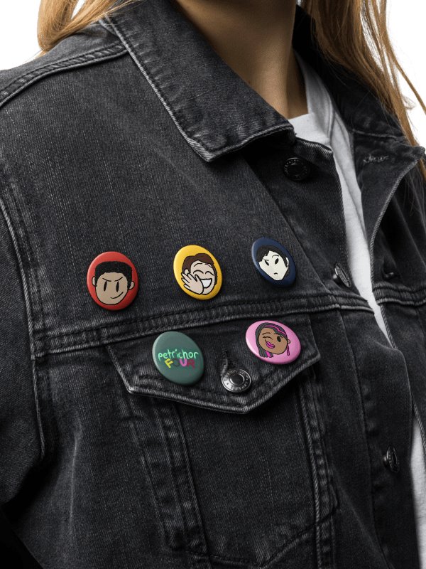 WILLOWISP Button Pins (Petrichor Four Collection) product image (5)