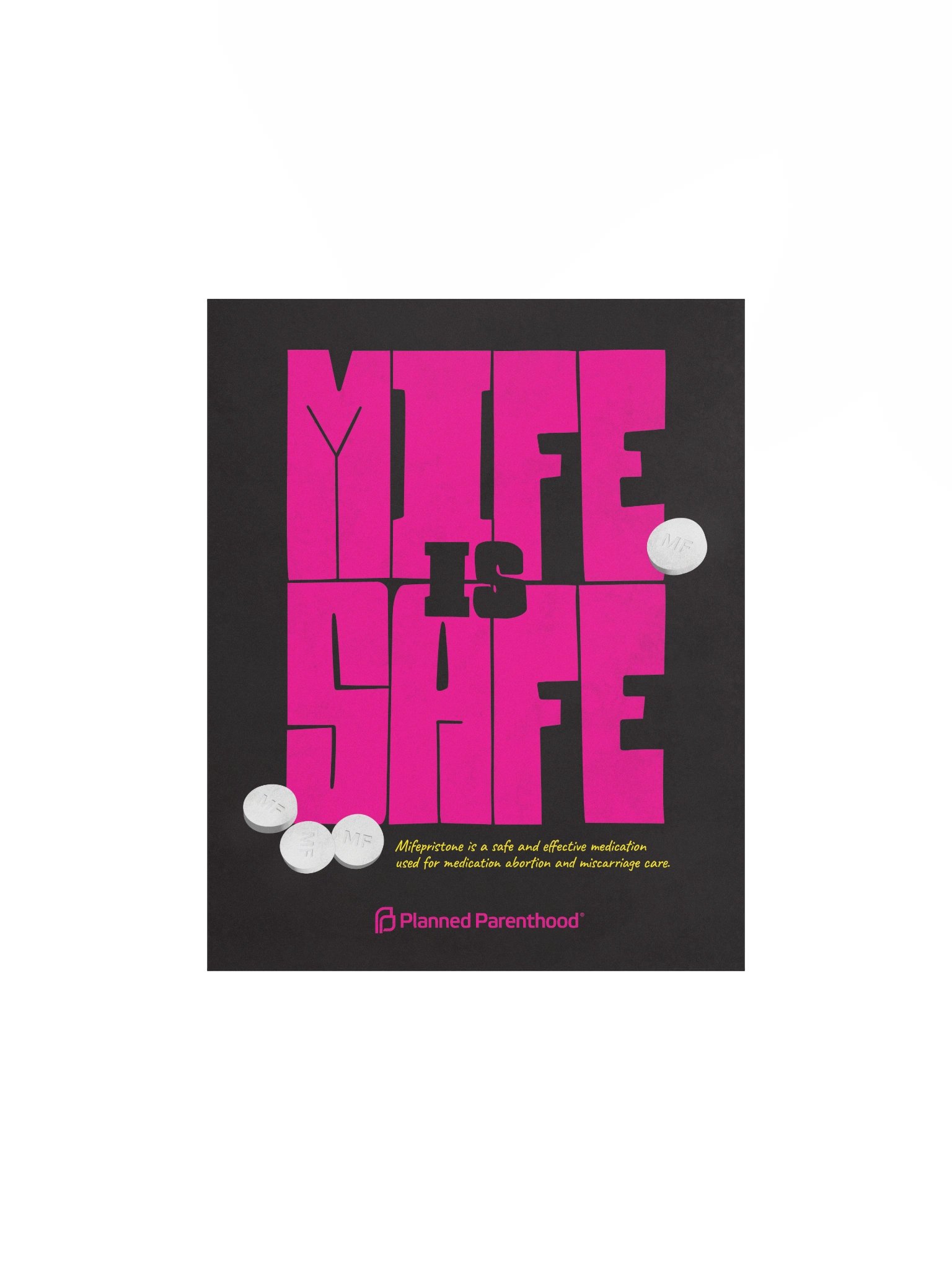 Mife is Safe Poster product image (1)