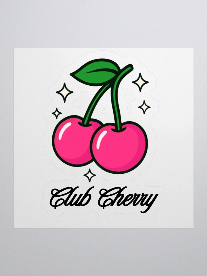 Club Cherry Sticker w/Logo product image (2)