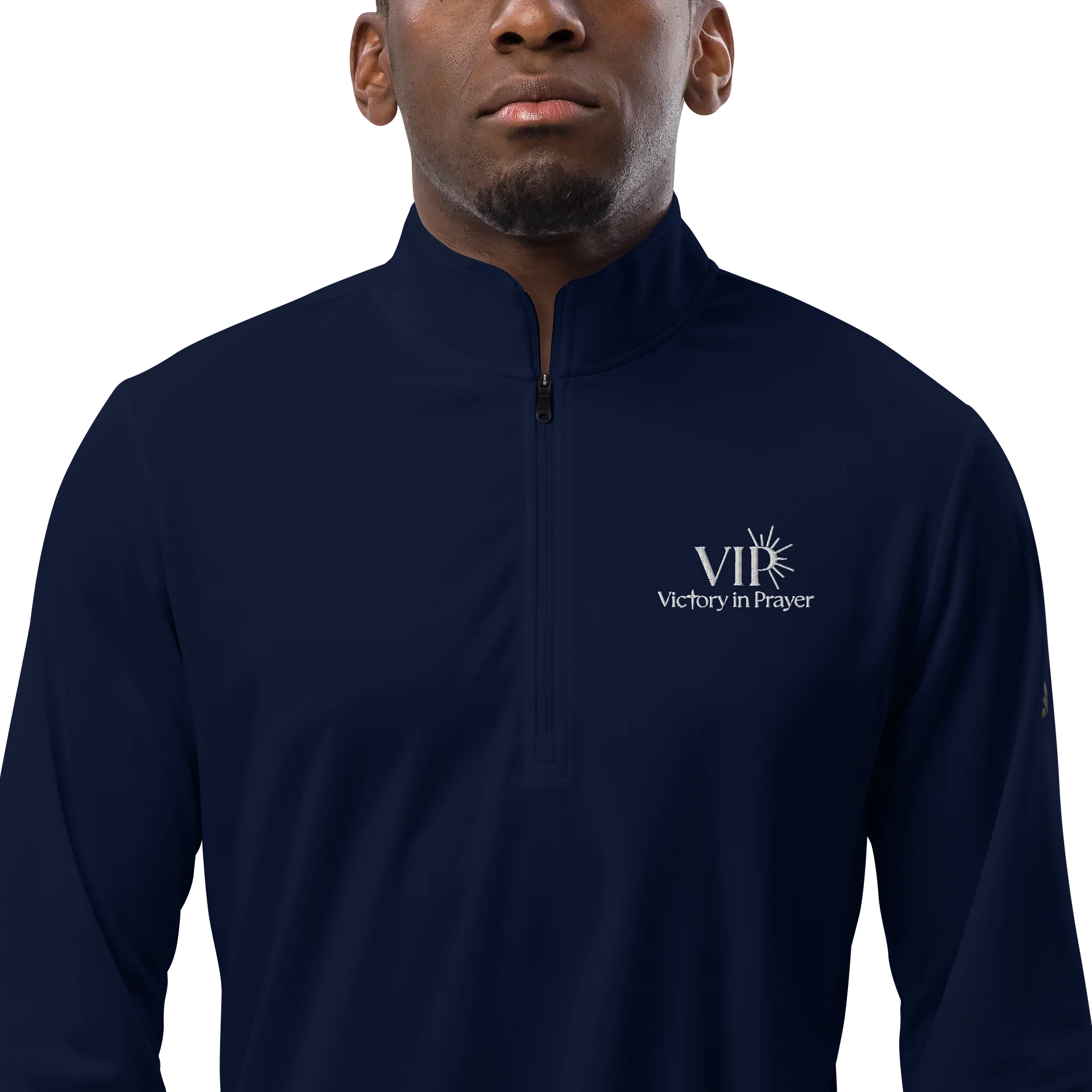 Premium Embroidered Victory in Prayer Philippians 4:6 Quarter Zip product image (2)