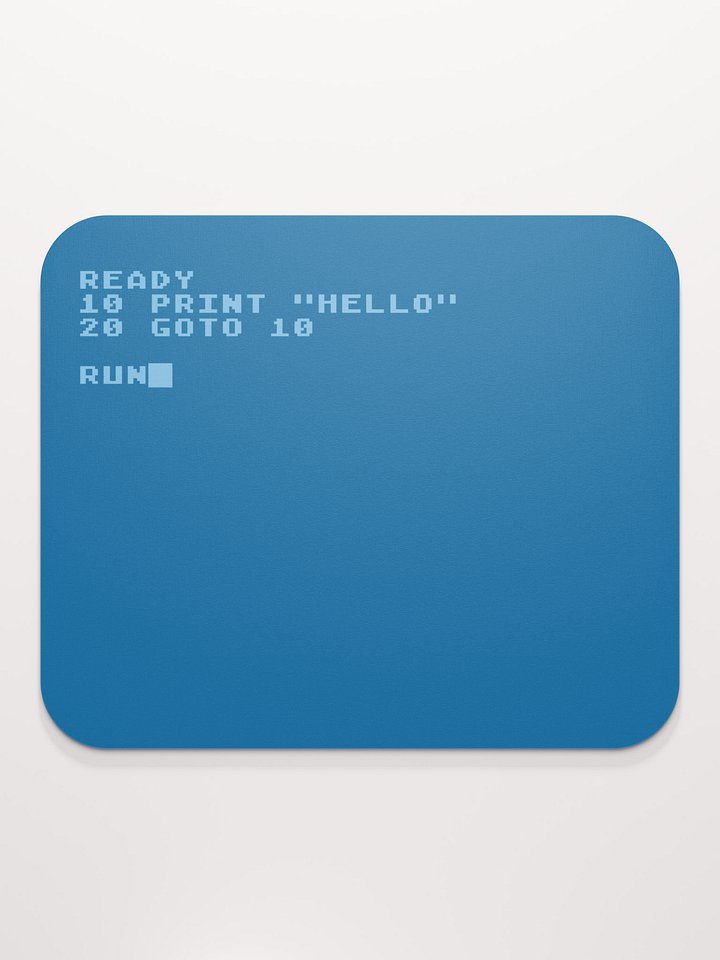 Mouse Pad "GOTO 10" product image (2)
