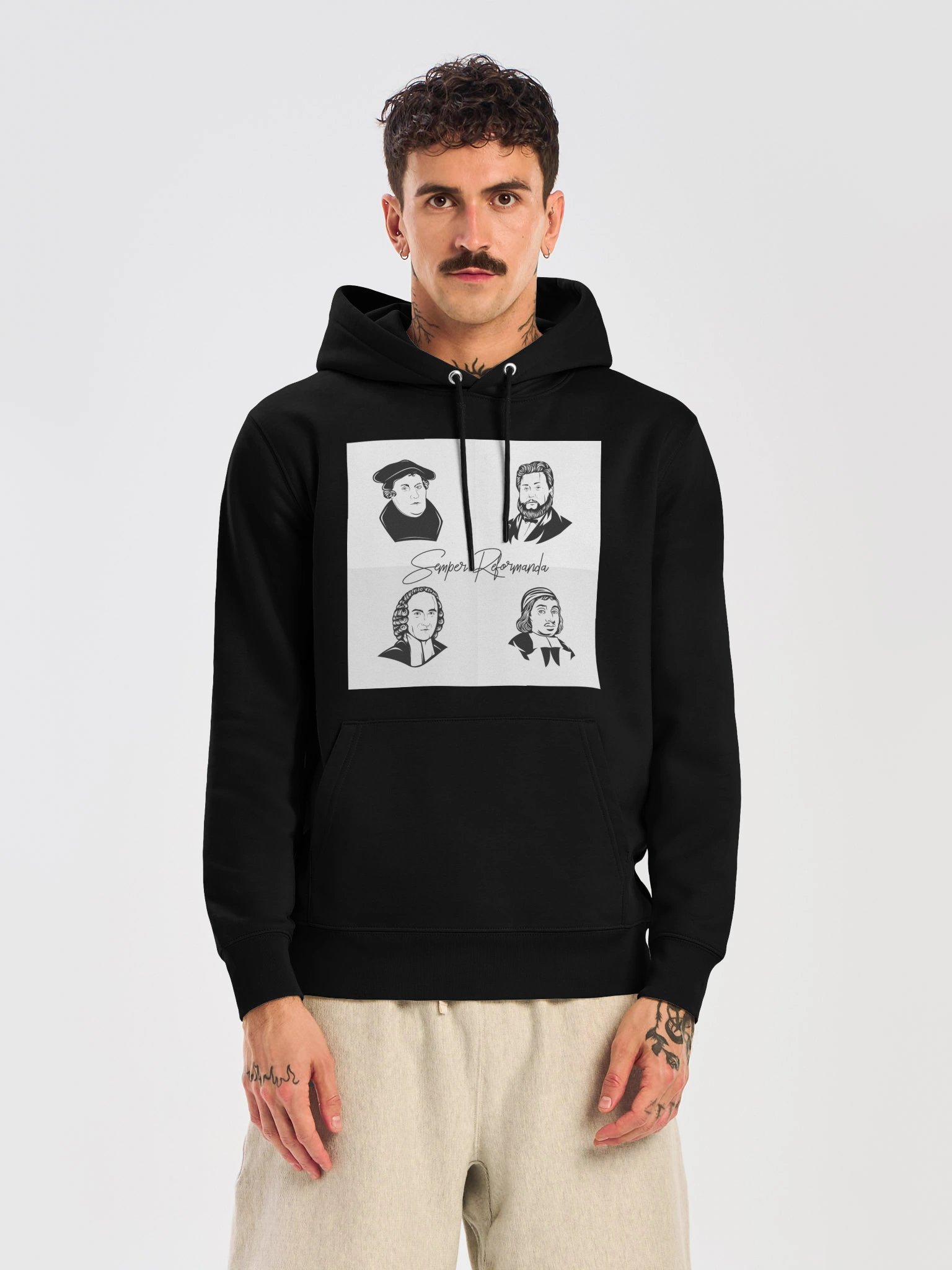 Semper Reformanda Hoodie - Premium / Large Sizes product image (23)