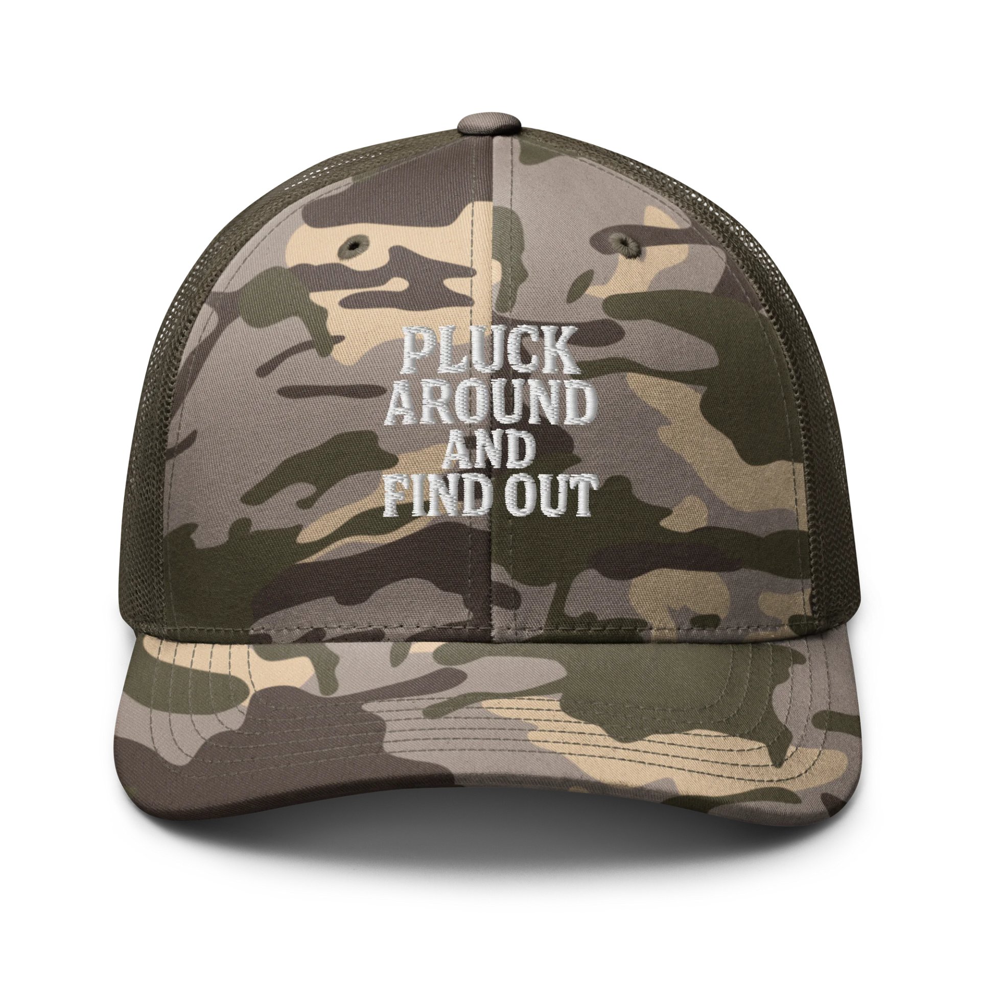 Pluck Around Camo Hat product image (1)