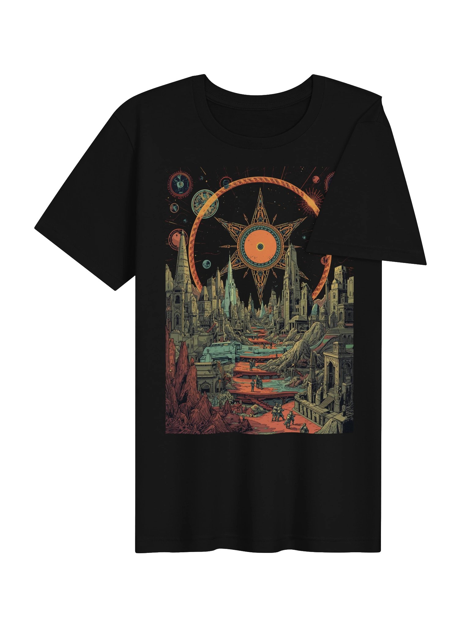 Cosmic City Portal Lightweight T-Shirt product image (7)