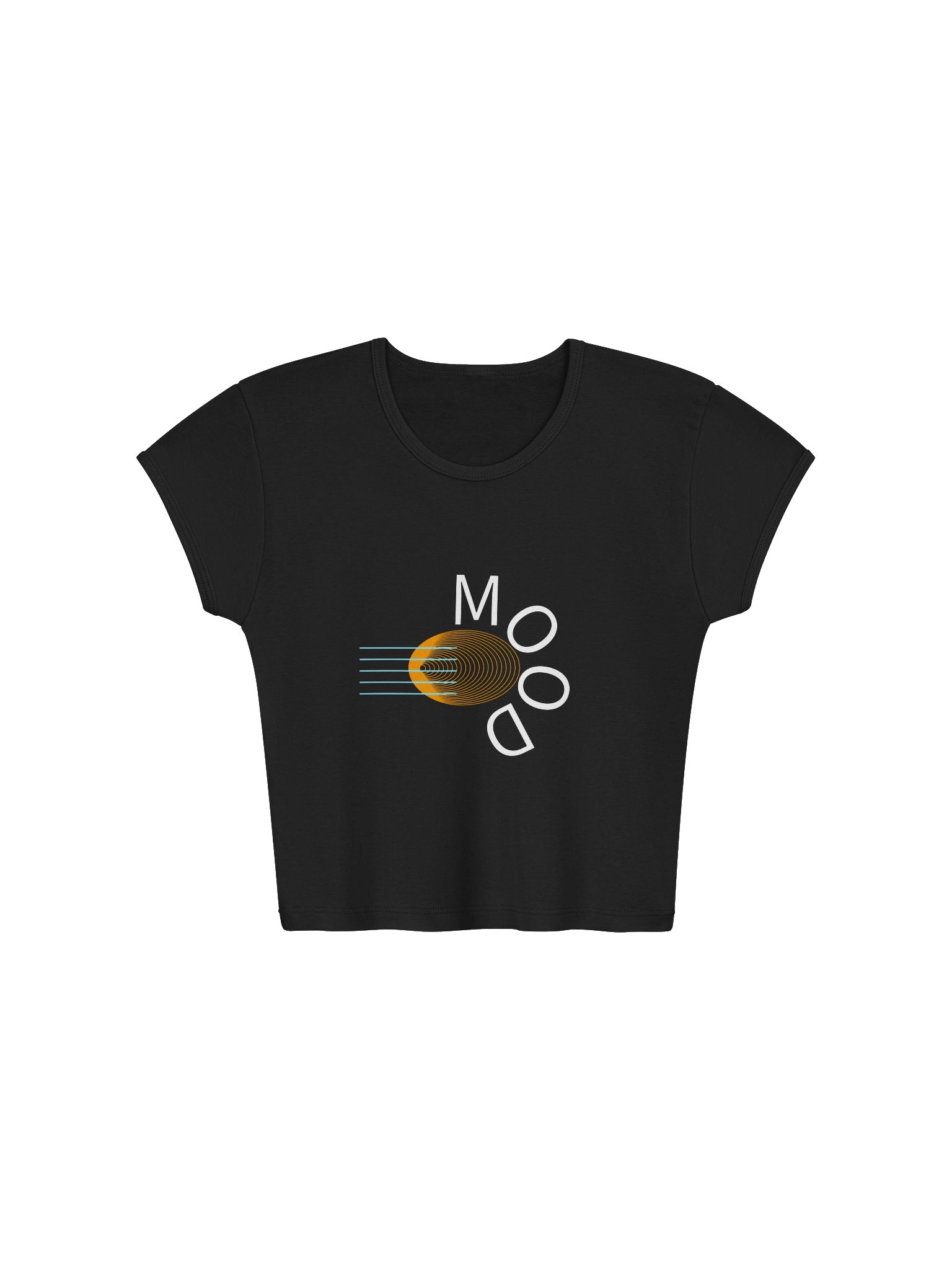 Abstract Orange Orb Baby Tee product image (1)