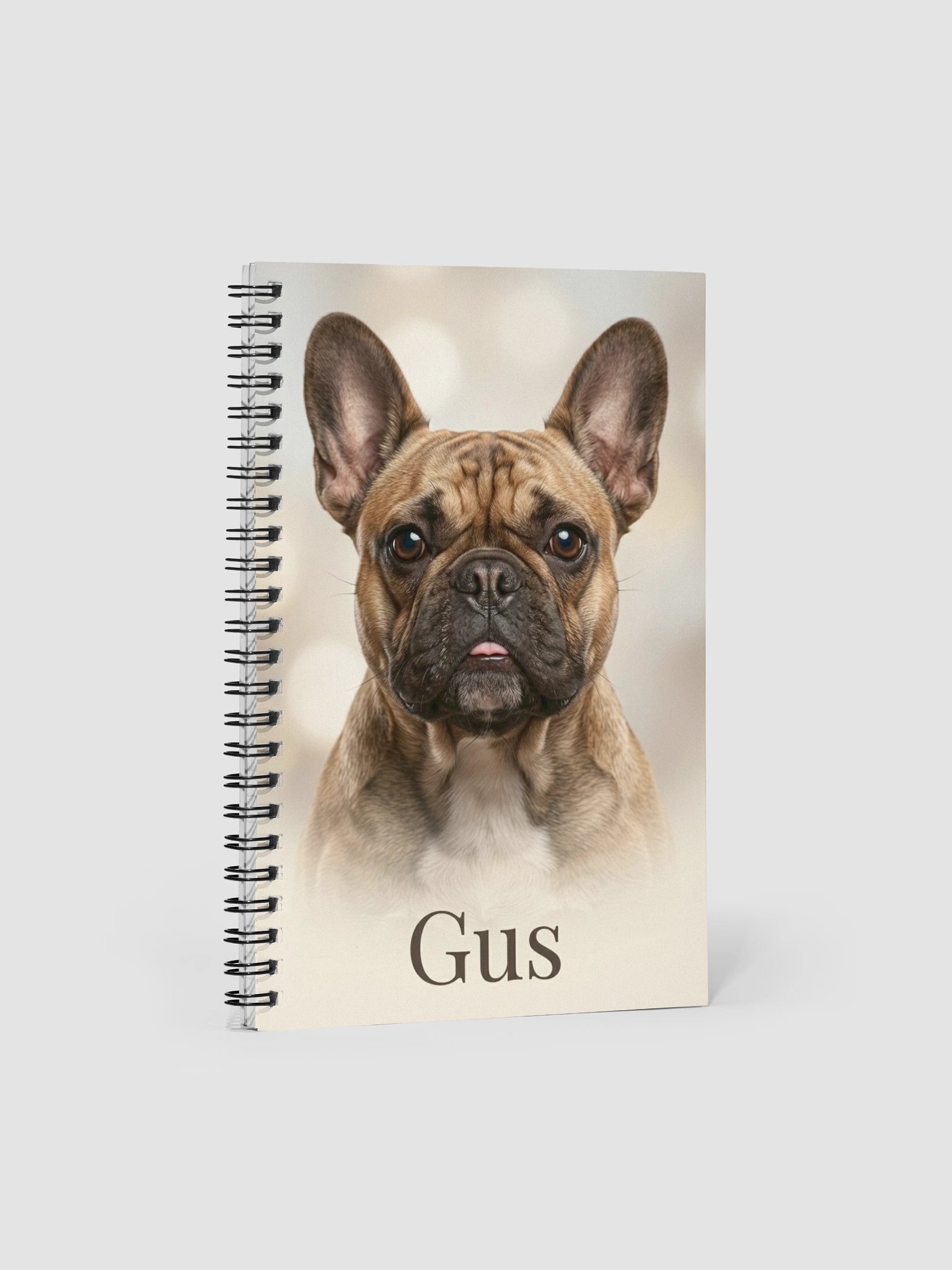 Sunny Day Frenchie Spiral Notebook product image (1)