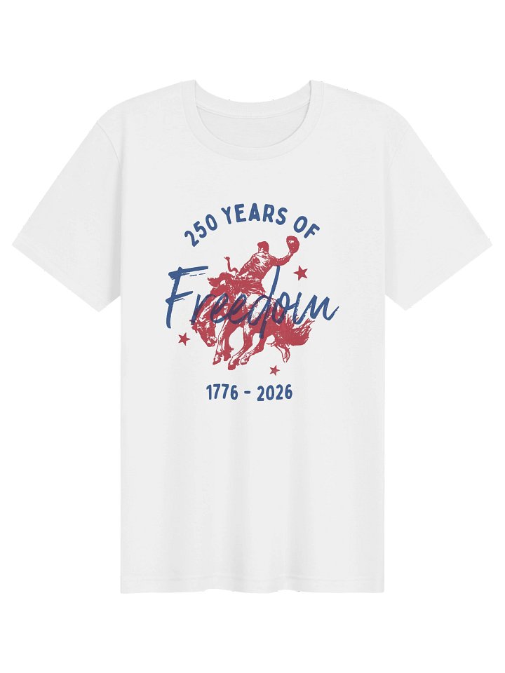 250 Years of Freedom Bucking Horse Tee product image (1)