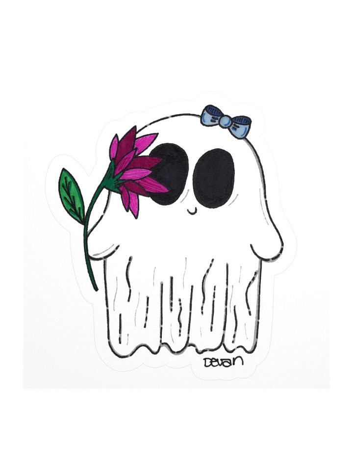 Cute Ghost Sticker product image (1)
