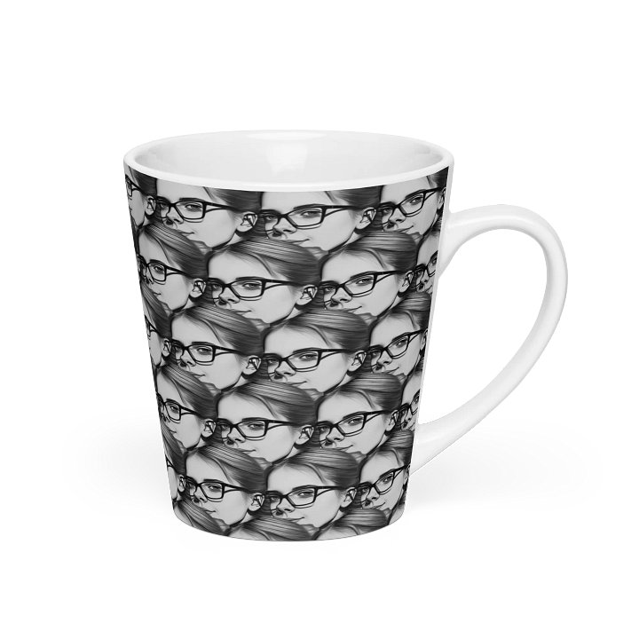 Wacky Spectacle Grid Latte Mug product image (2)