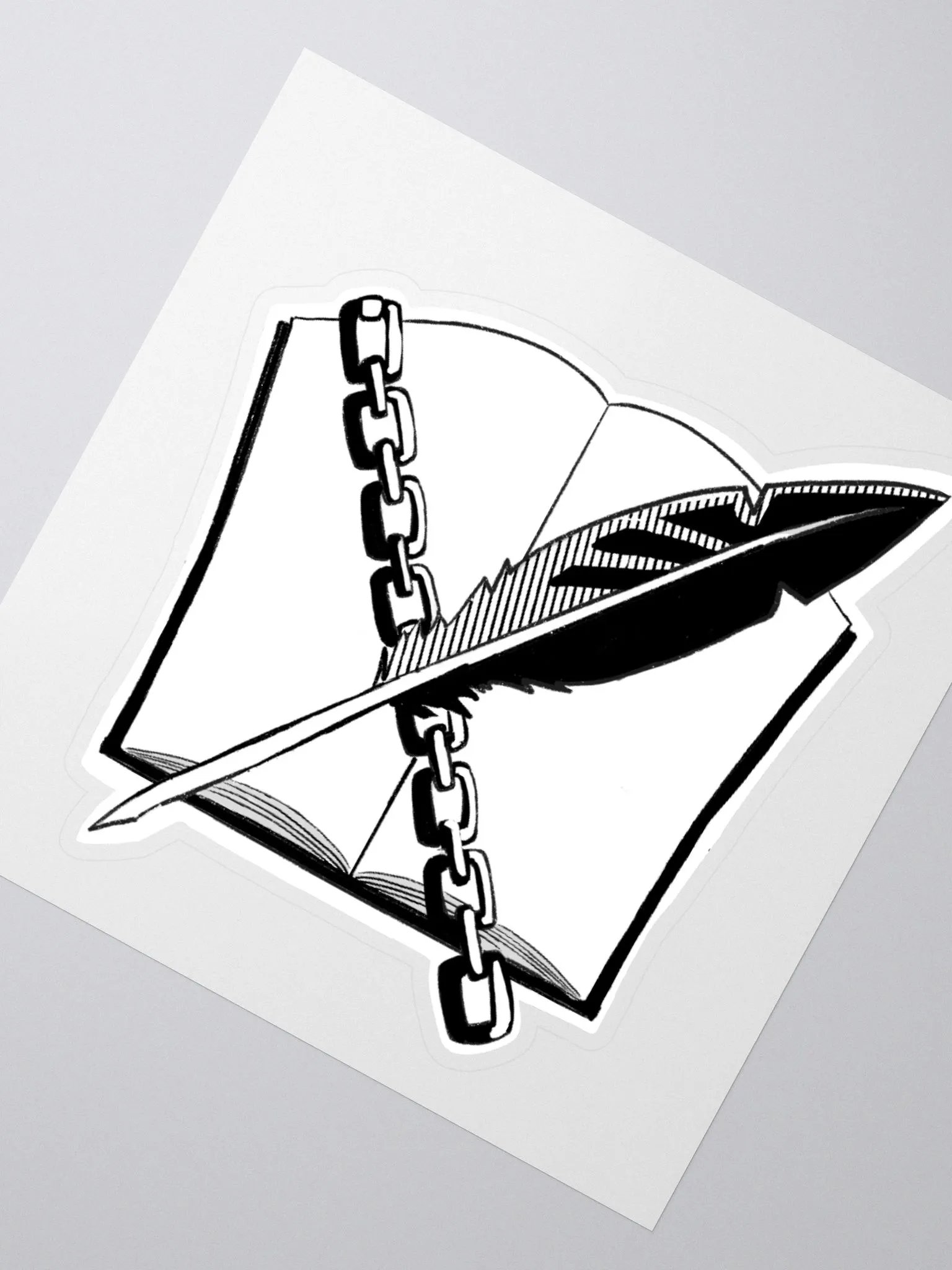 Ka-esh Black & White Symbol Sticker product image (2)