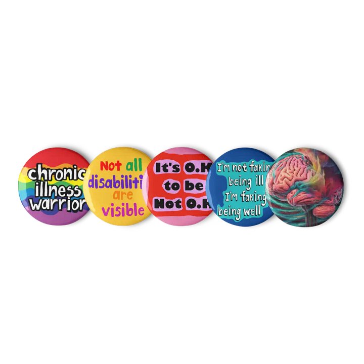 Hidden disabilities pin button badges product image (2)