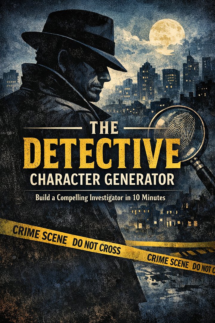 The Detective Character Generator product image (1)