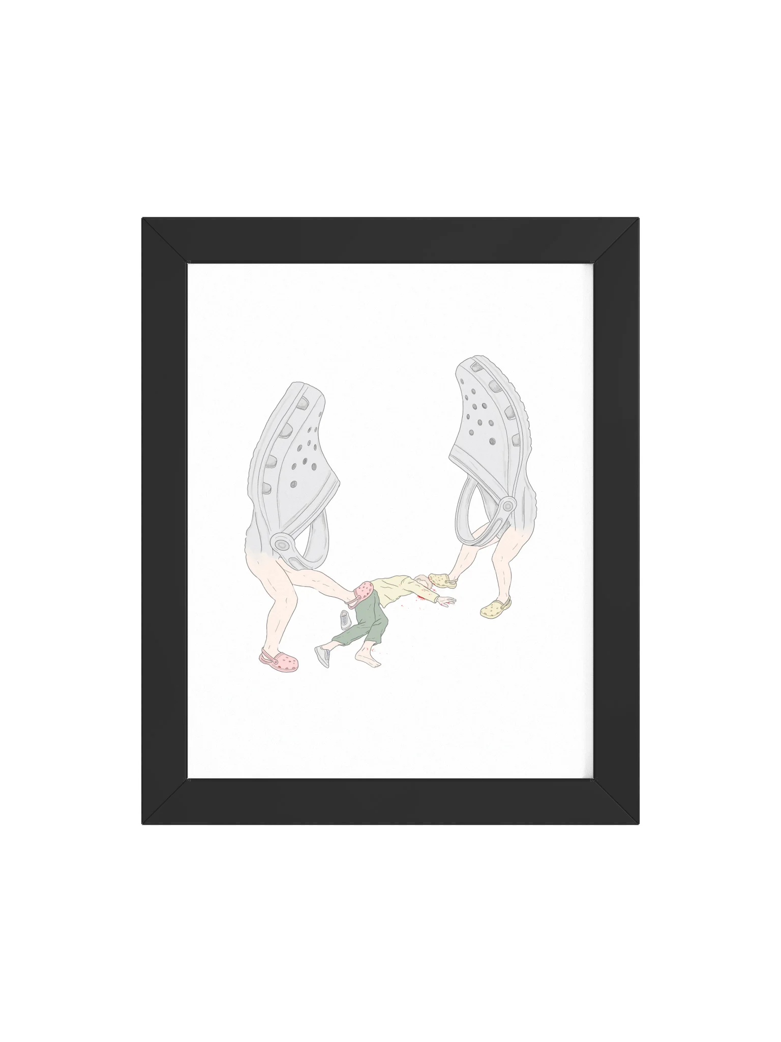 Get croc'd framed print product image (14)