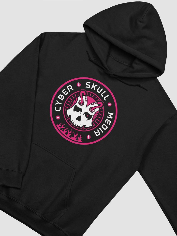 Cyber Skull Media Logo Hoodie (Basic) | Pink product image (2)