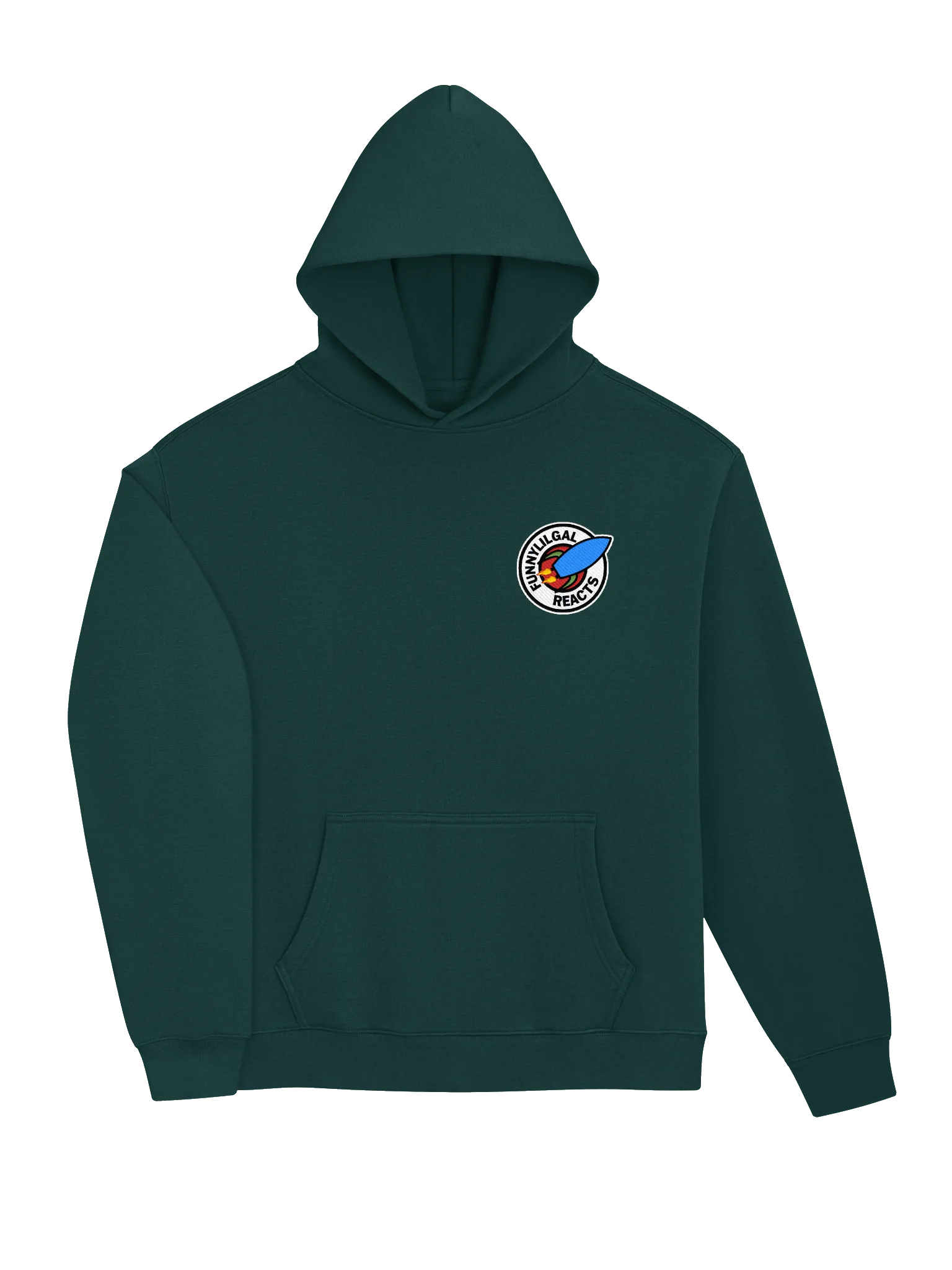 FunnyLilGal Reacts Futurama-Inspired Badge Hoodie product image (17)