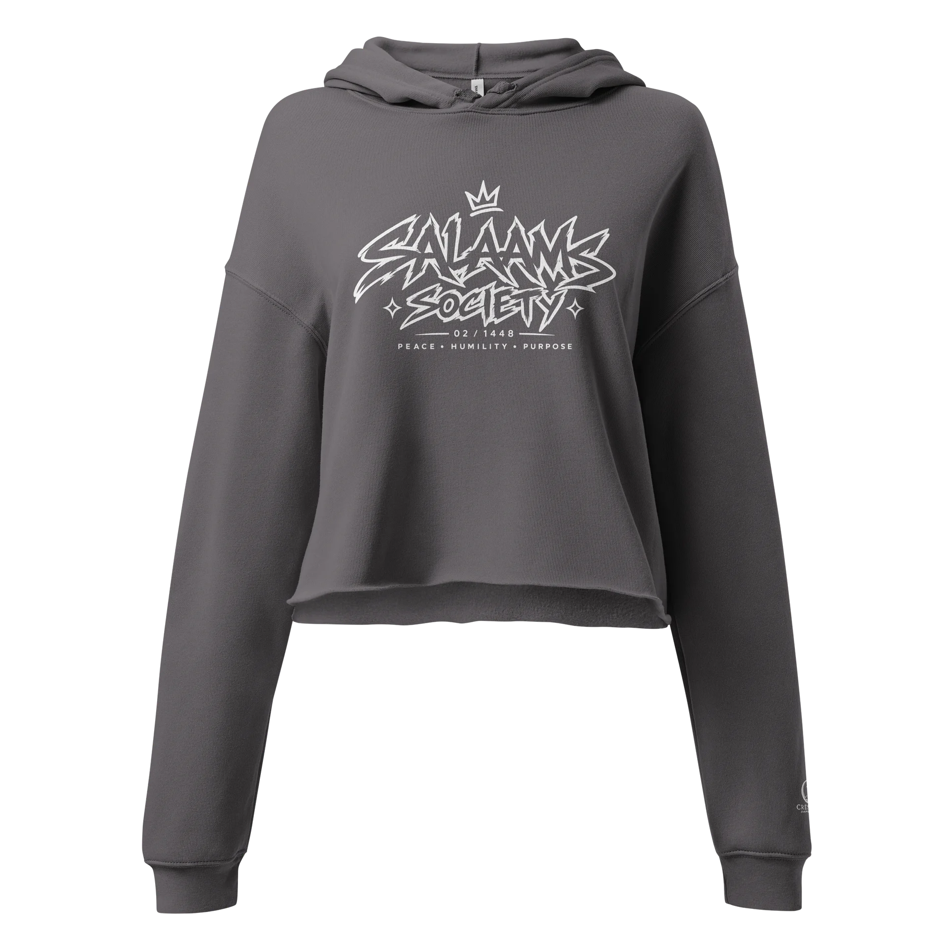 Salaams Society 02 Signature Adult Crop Hoodie product image (9)