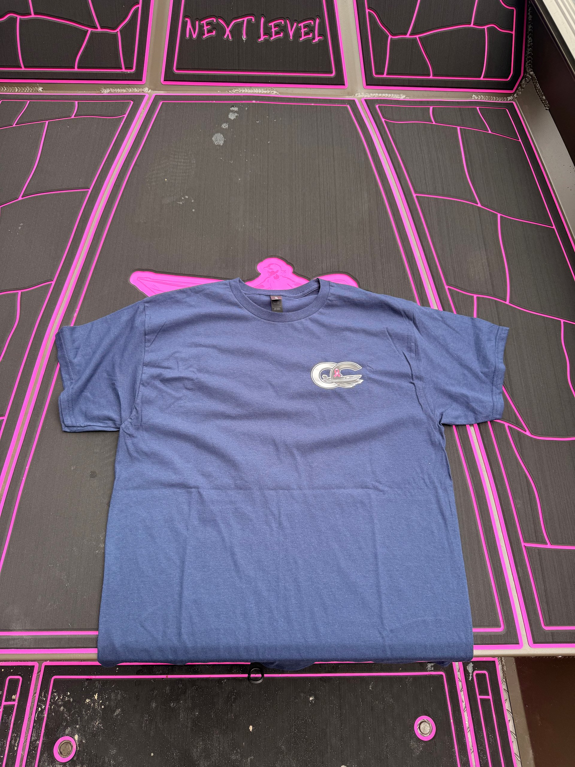 CHOPPIN CHRIS T-SHIRT BLUE product image (1)