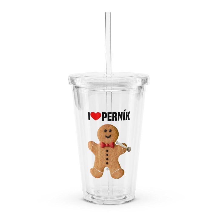 I ❤️ Perník travel cup product image (1)