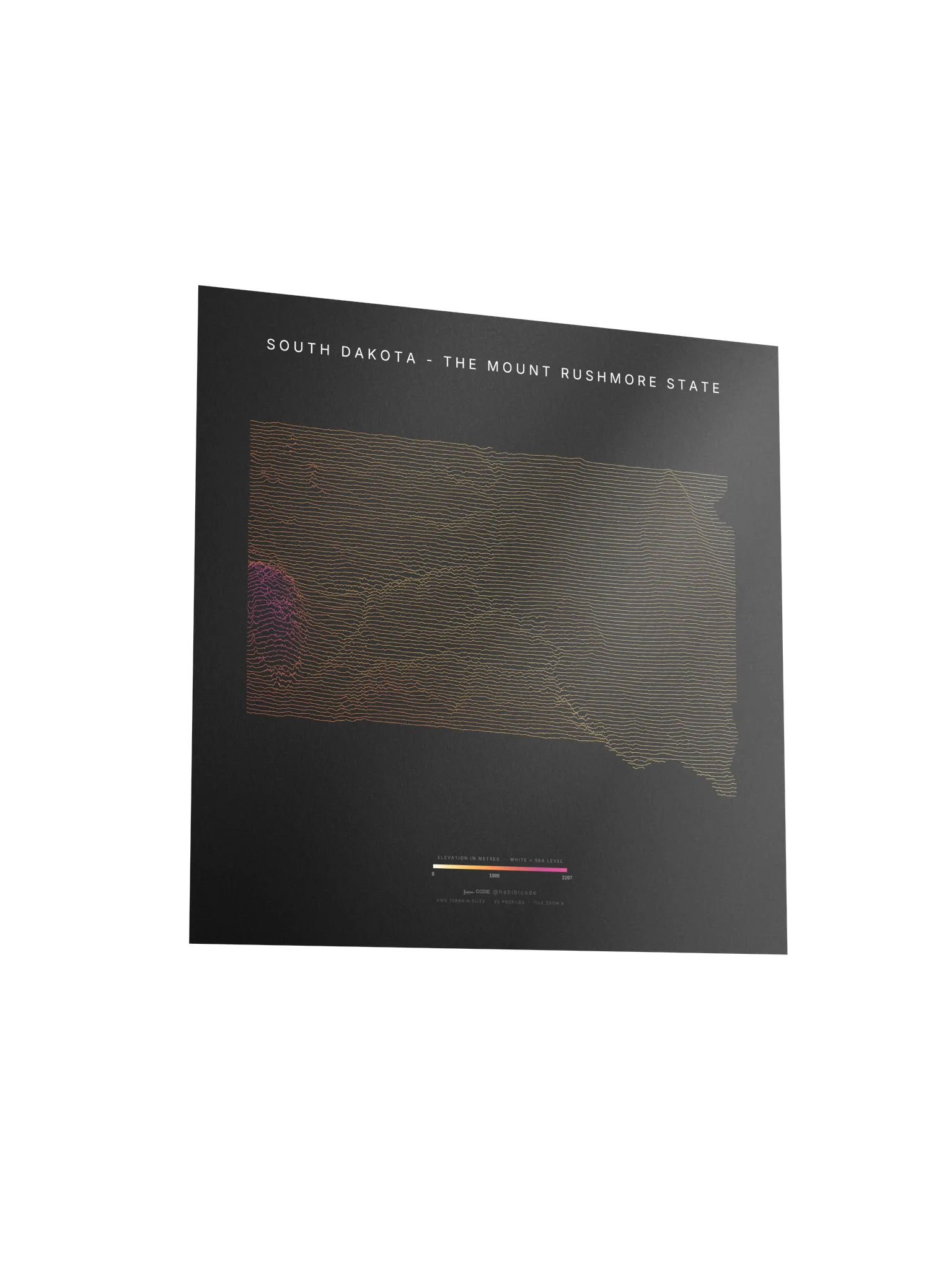 Ridgeline Poster - South Dakota product image (3)