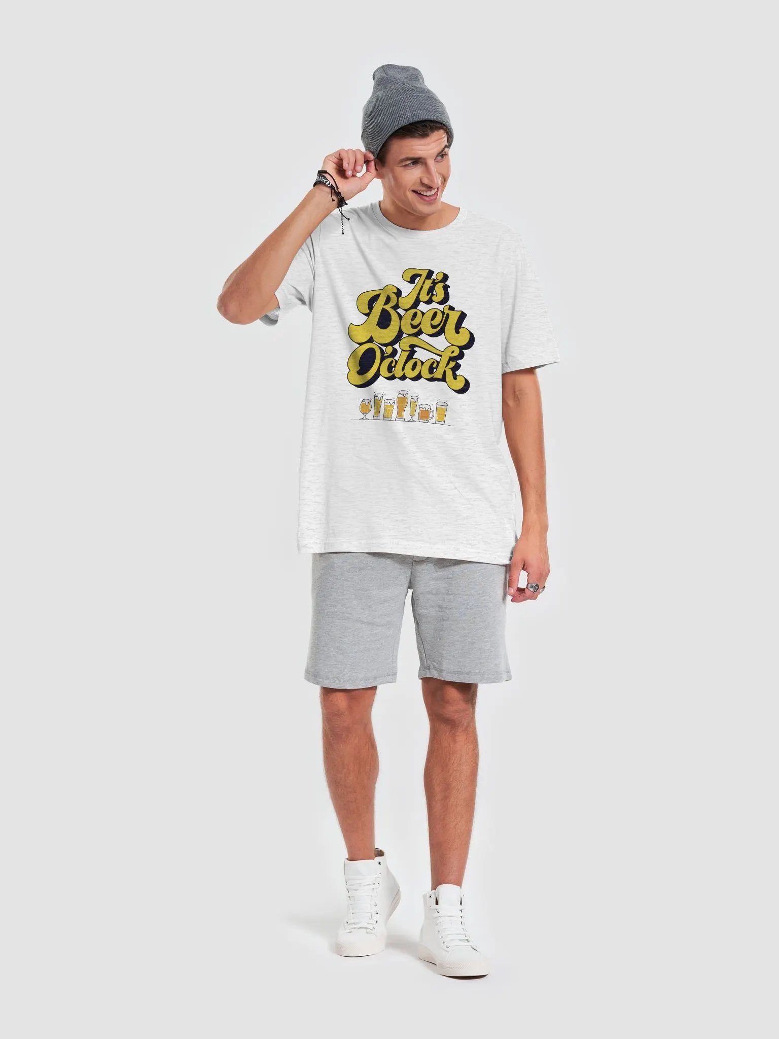 Beer O'Clock Script T-Shirt product image (46)